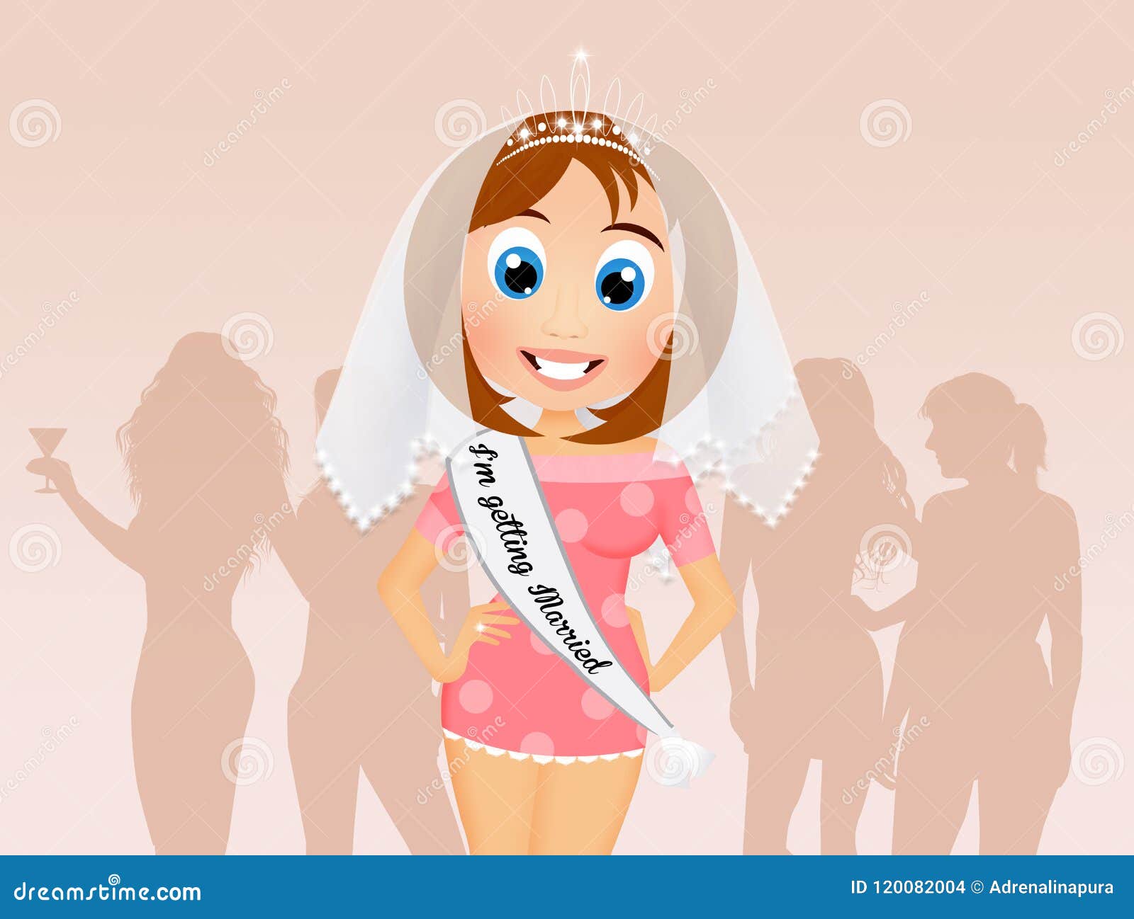 Girls Celebrate the Bachelorette Party Stock Illustration - Illustration of ring, married: 120082004 Girls Celebrate the Bachelorette Party Stock Illustration - Illustration of ring, married: 120082004