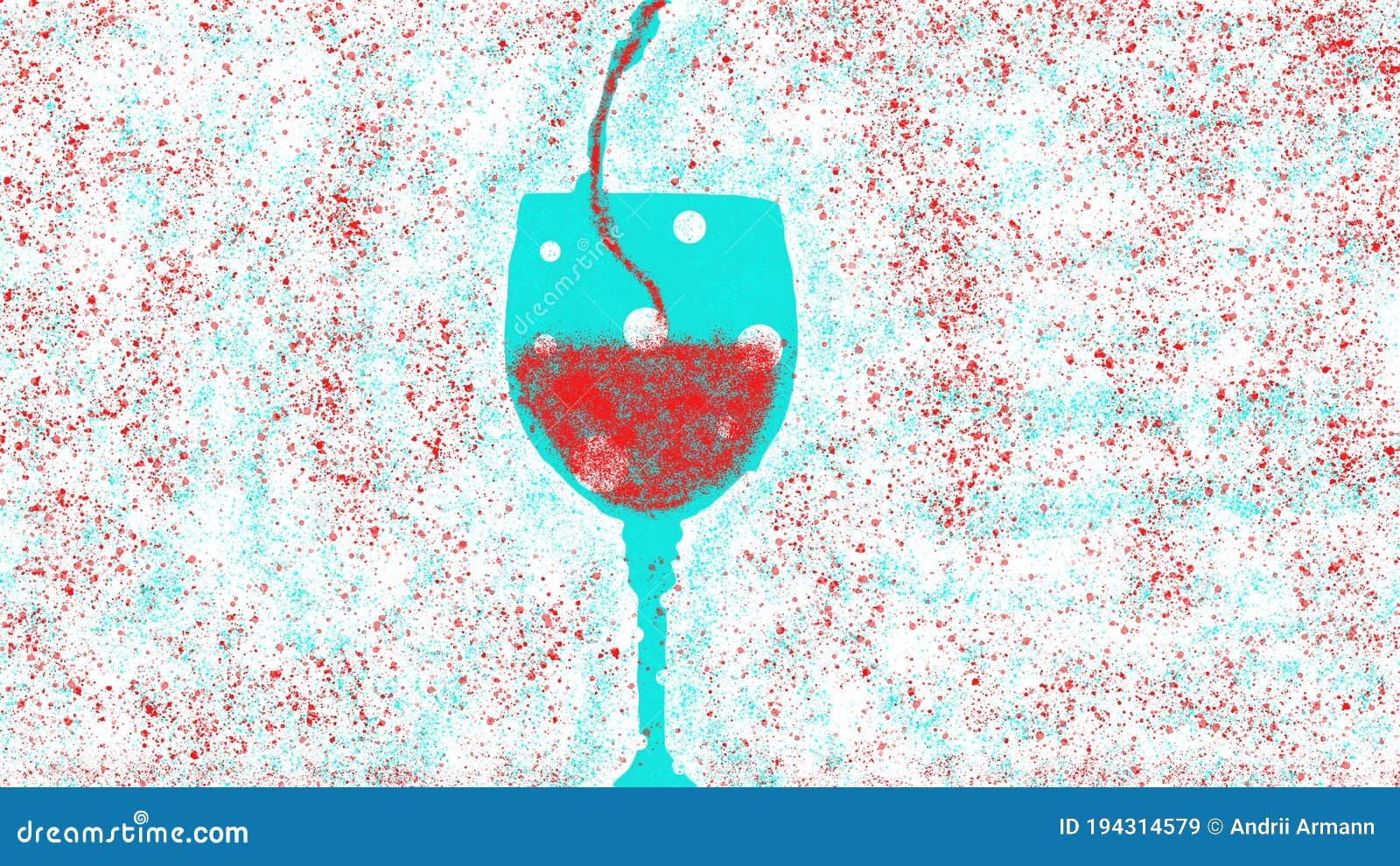 of a glass with a stream of wine,colorful creative image,er glass.