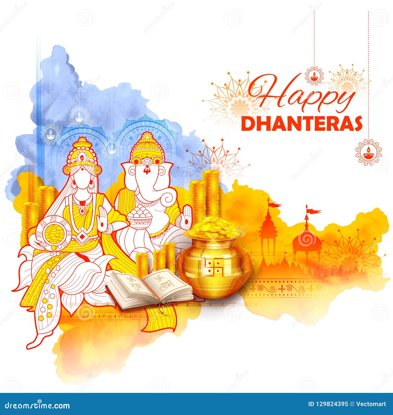 Dhanteras Stock Illustrations – 2,614 Dhanteras Stock Illustrations,  Vectors & Clipart - Dreamstime