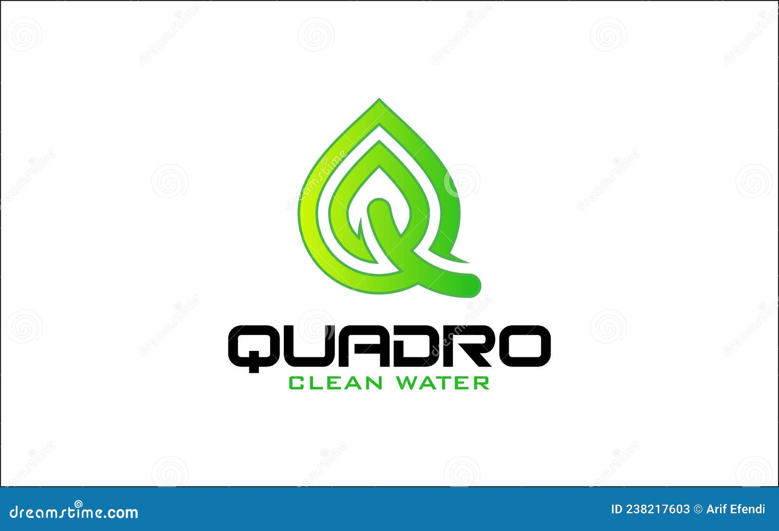 Illustration Vector Graphic of the Best Clean Water Company Logo Design Template Stock Vector