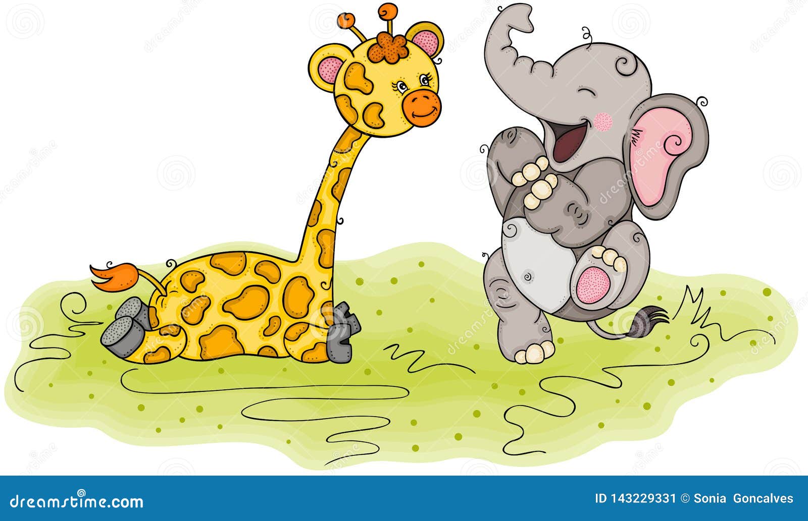 Free Free 95 Giraffe And Elephant Svg SVG PNG EPS DXF File