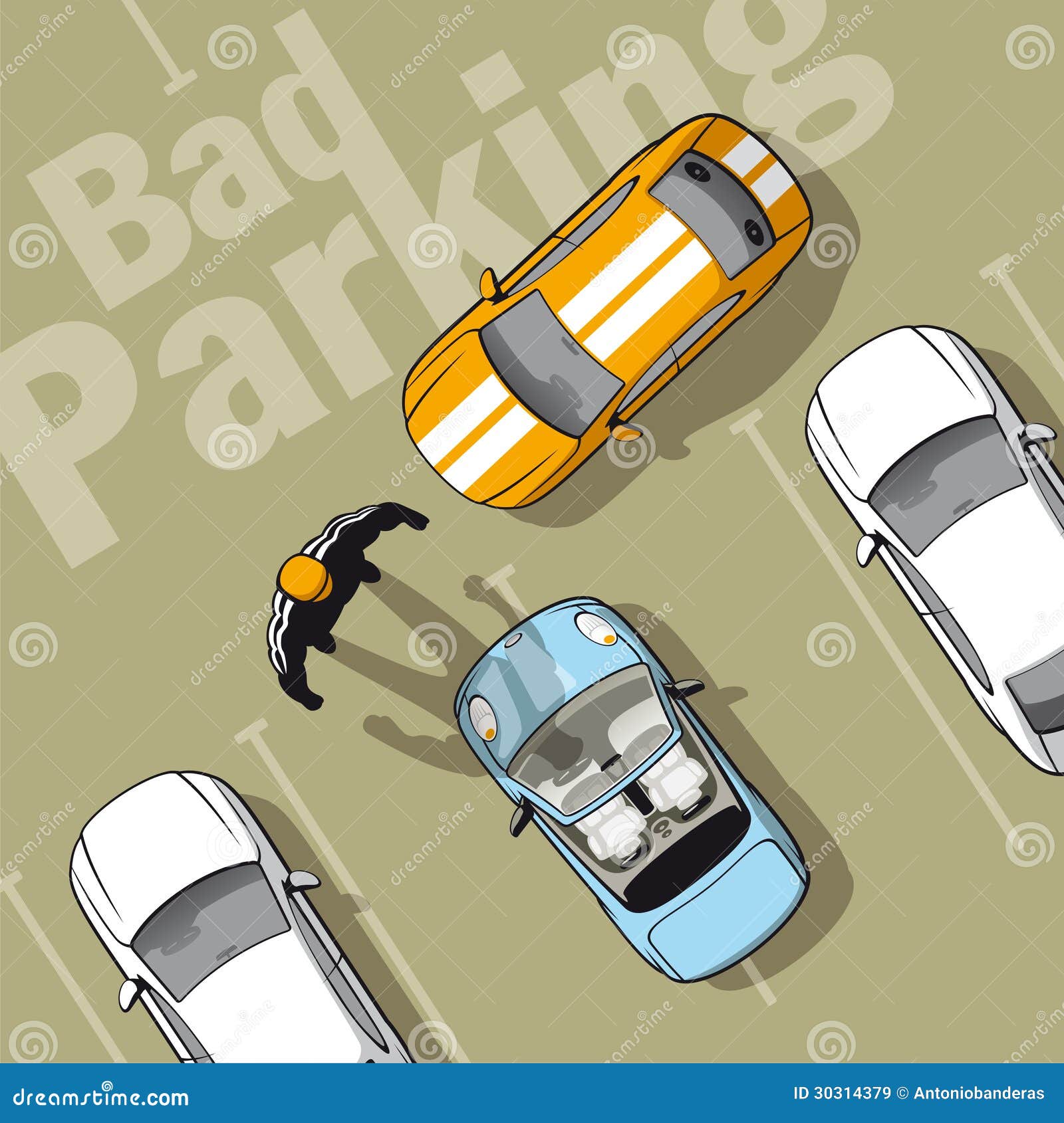 Download Car Park Cars Vehicle Royalty-Free Stock Illustration