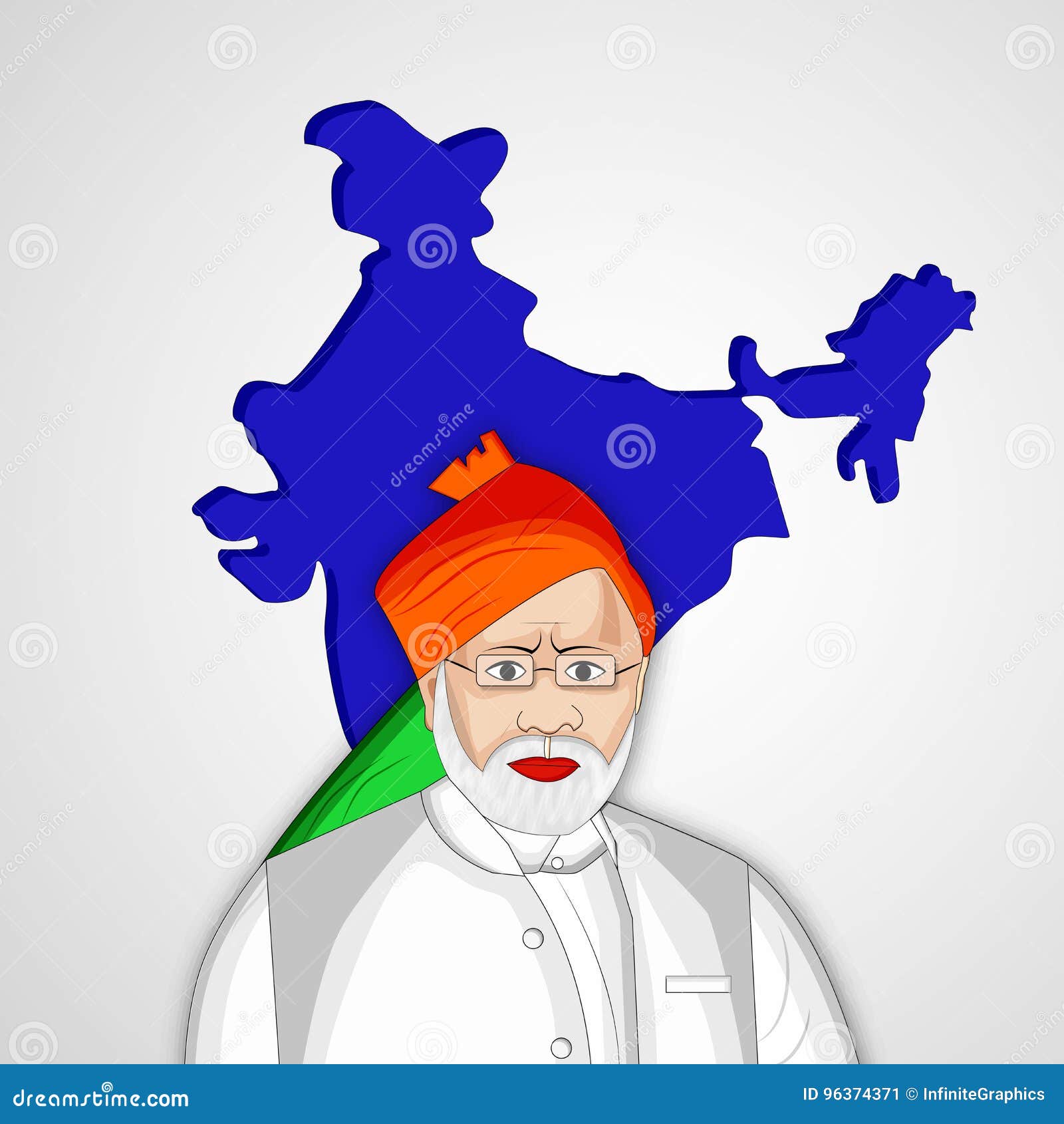 Illustration of India Independence Day Background Editorial Photo ...