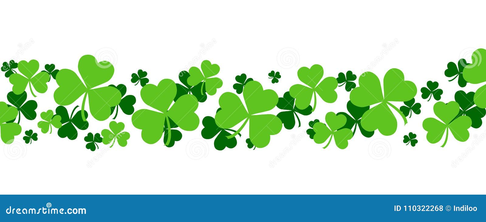 irish shamrock banner