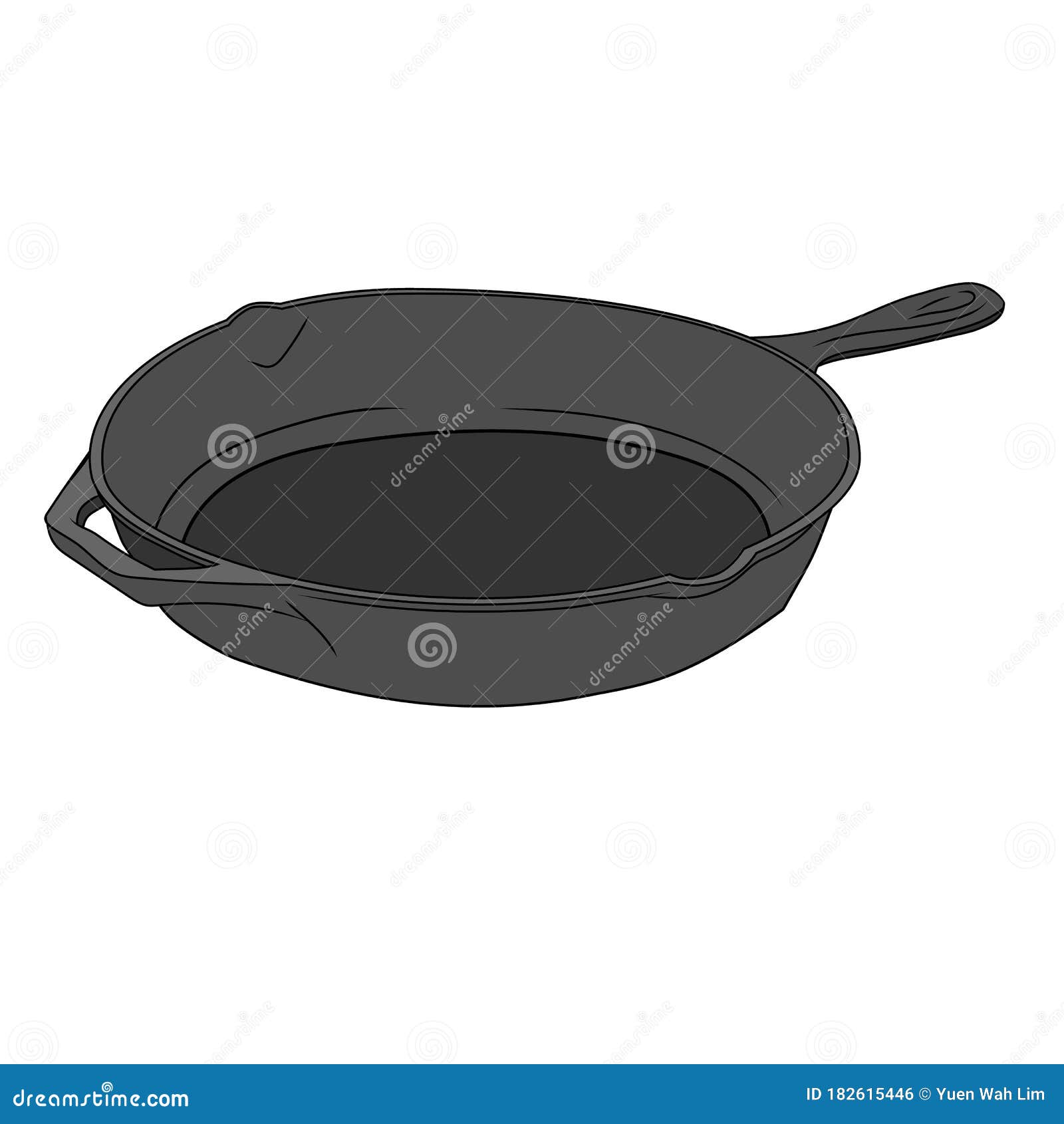  of iron cast pan. flat color.jpeg