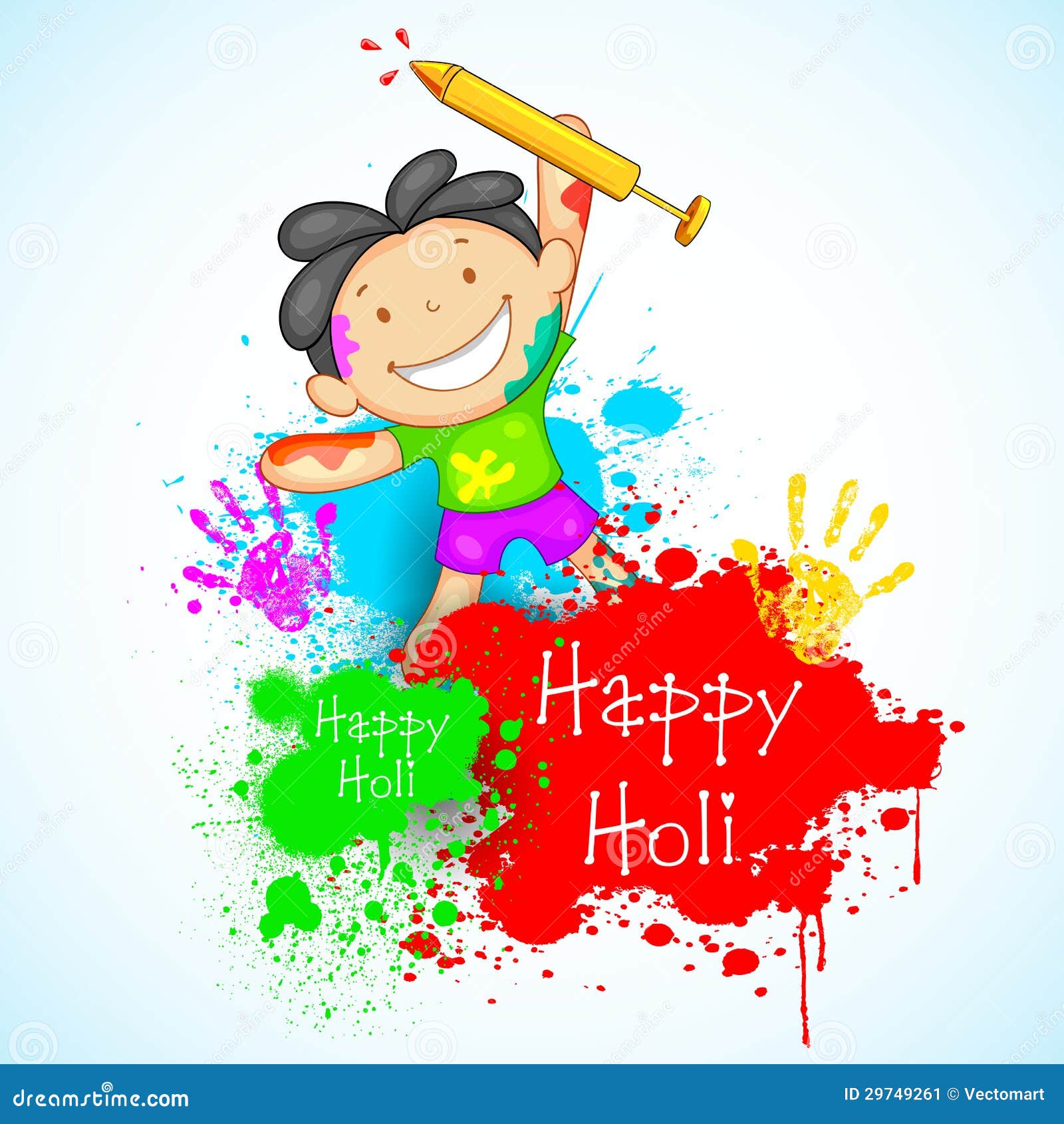 Holi Festival Colouring Poster | Teaching Resources