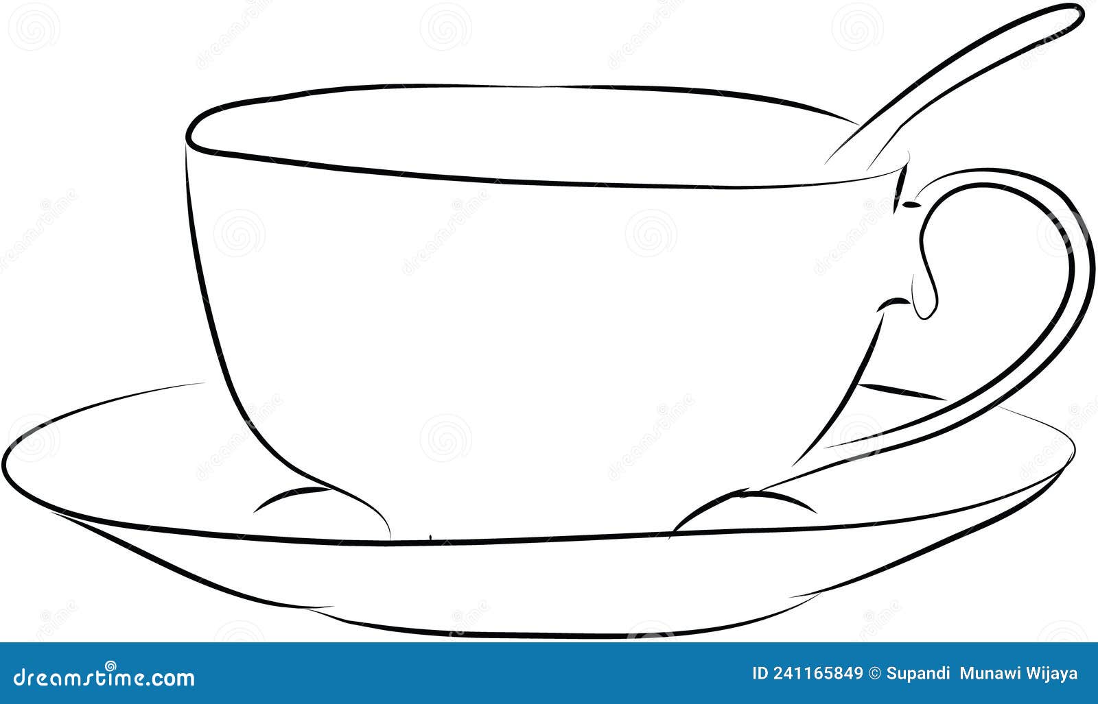 Object Design Creative Line Art Black and White Stock Vector