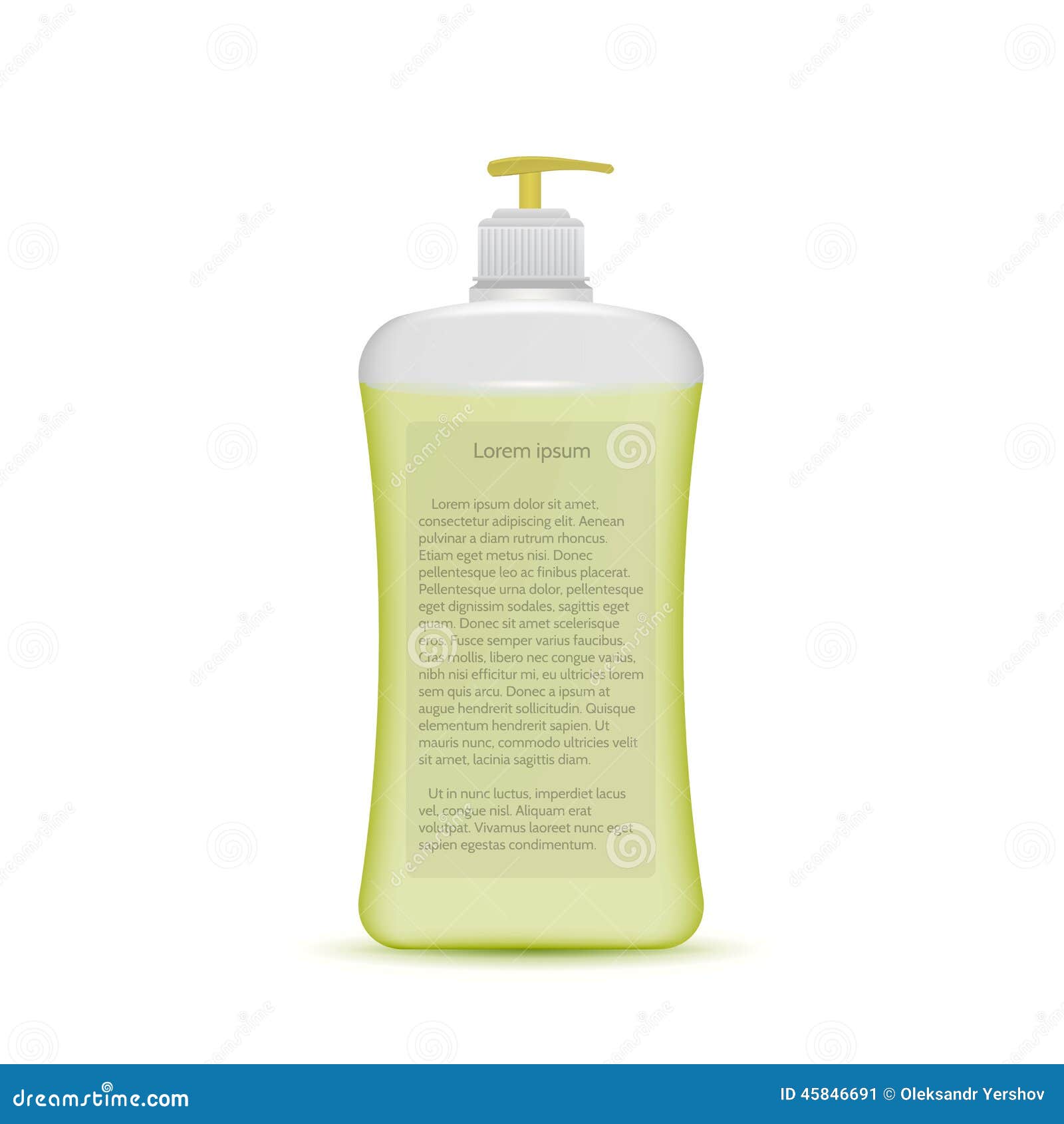 Download Illustration Of Liquid Soap Bottle Stock Vector Illustration Of Cosmetic Health 45846691 Yellowimages Mockups