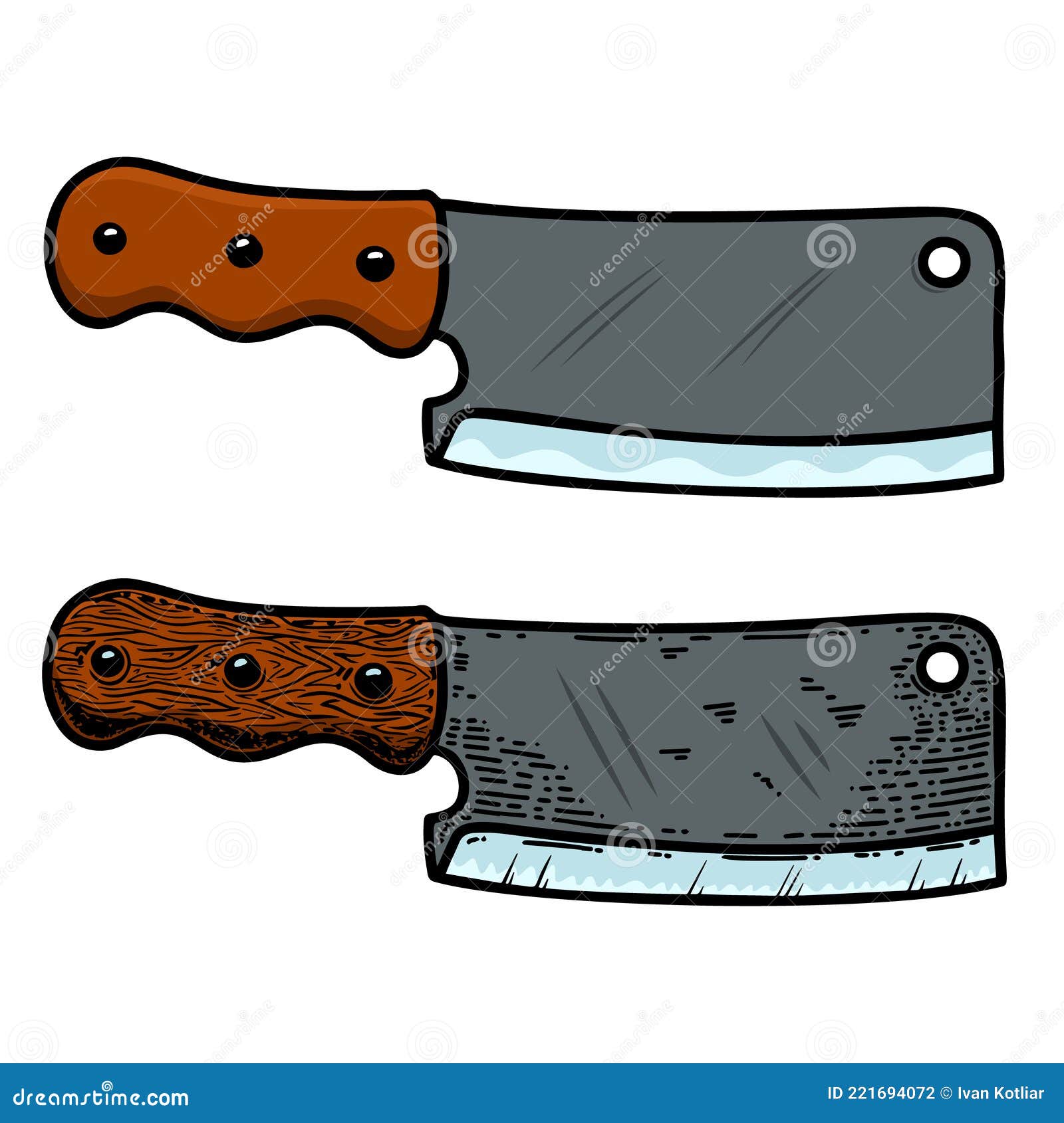 tattoo in traditional style of a meat cleaver Stock Vector Image  Art   Alamy