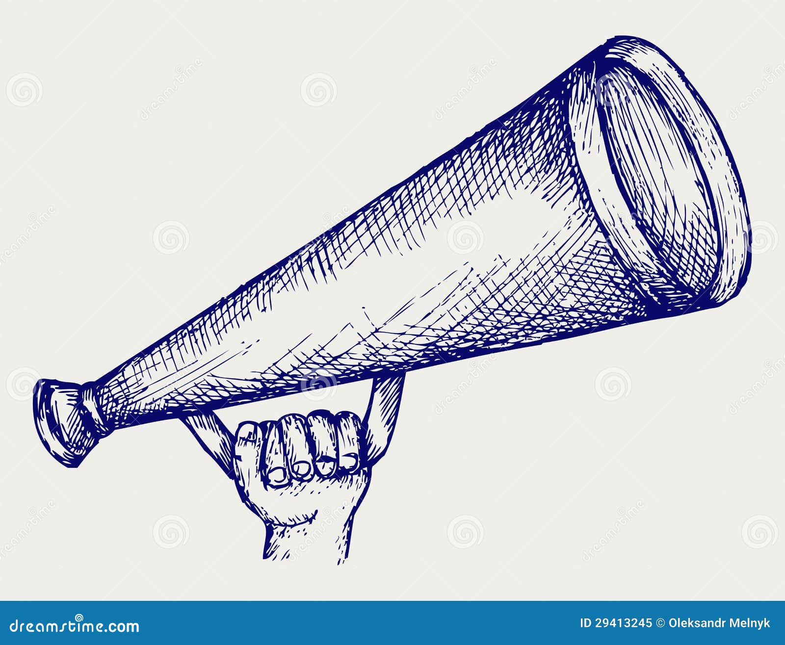 Illustration Megaphone Royalty Free Stock Photo - Image: 29413245