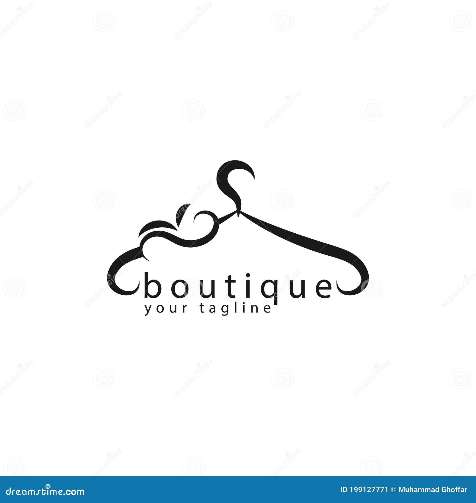 Illustration of a Minimalist Logo Design Can Be Used for Women S ...