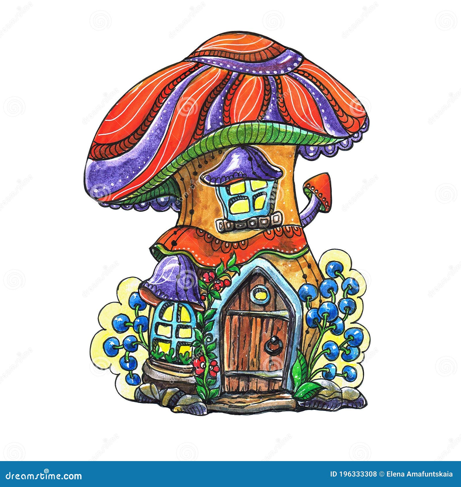 Illustration with Mushroom Mushrooms. Stock Illustration - Illustration of cartoon, children: 196333308 Illustration with Mushroom Mushrooms. Stock Illustration - Illustration of cartoon, children: 196333308