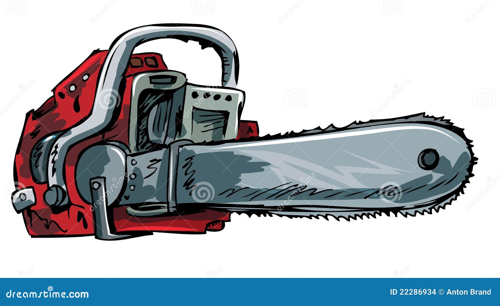 man with a chainsaw Royalty Free Vector Clip Art illustration  -vc033618-CoolCLIPS.com