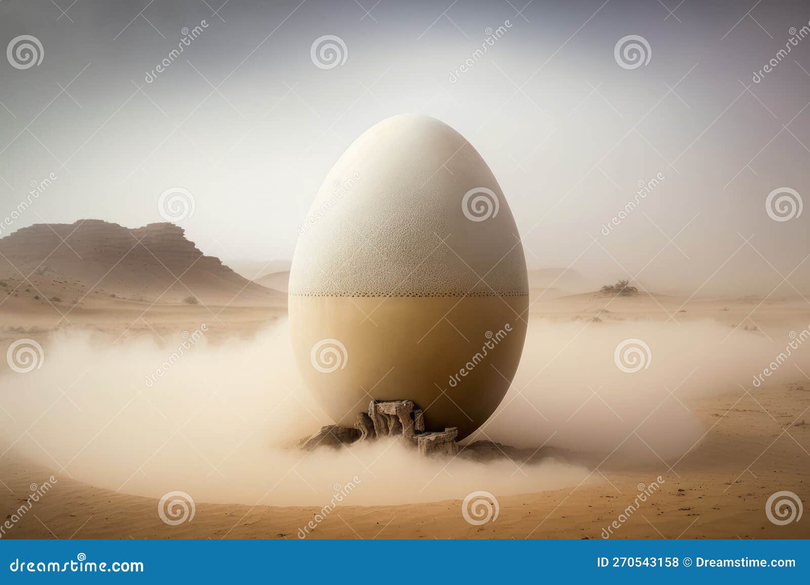 One Big African Easter Egg stock illustration. Illustration of reflection - 270543158
