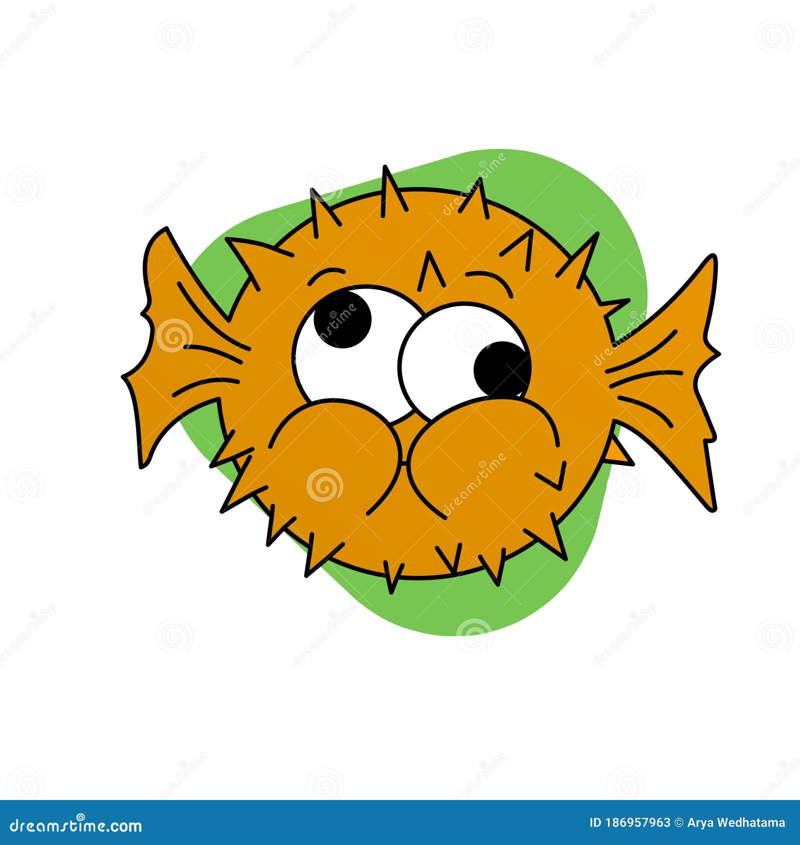 Illustration of Orange Puffer Fish Cartoon, Cute Funny Character, Flat Design Stock Illustration - Illustration of concept, ocean: 186957963 Illustration of Orange Puffer Fish Cartoon, Cute Funny Character, Flat Design Stock Illustration - Illustration of concept, ocean: 186957963