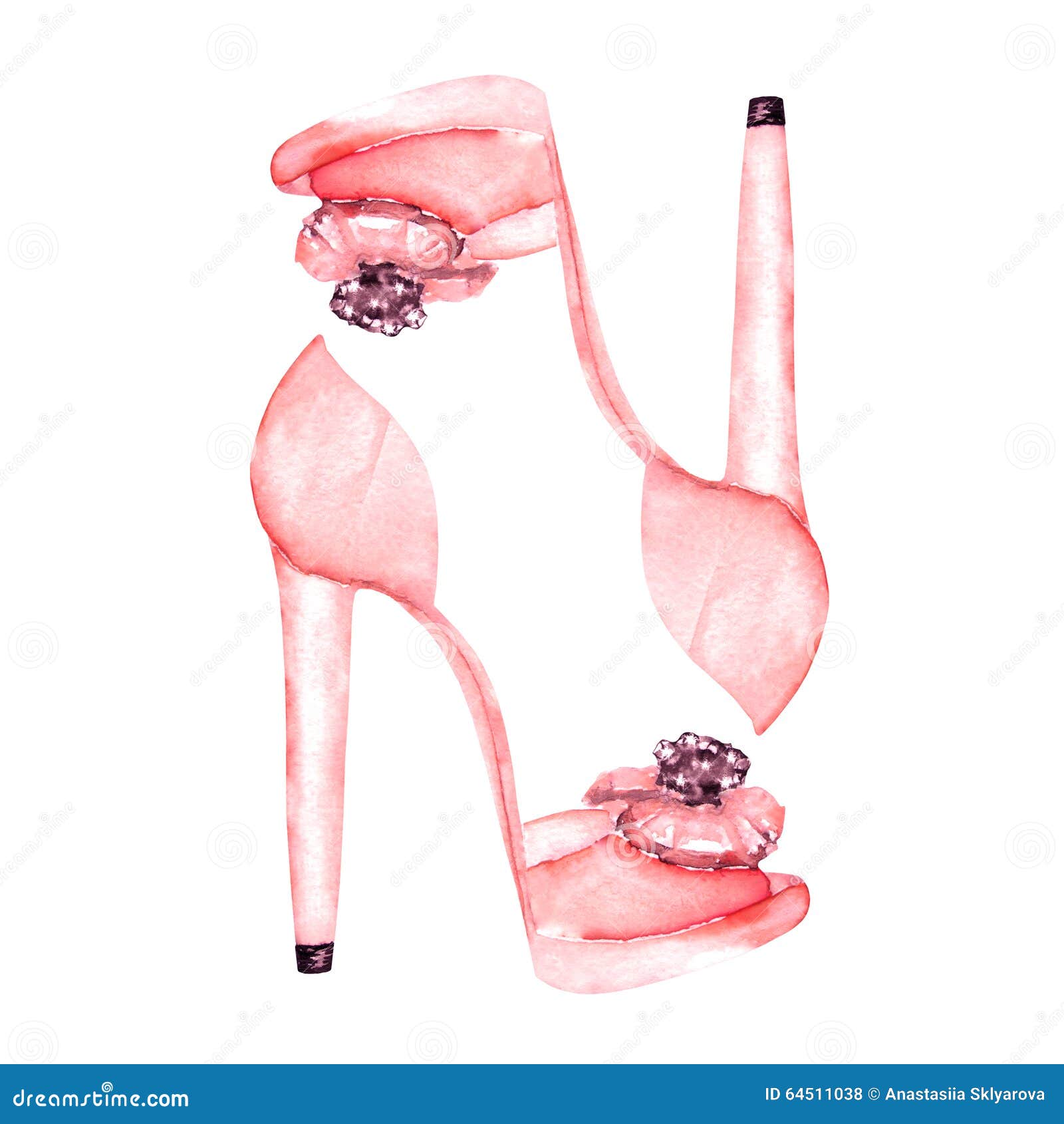 High Heels Illustrations, Unique Modern and Vintage Style Stock  Illustrations for Licensing