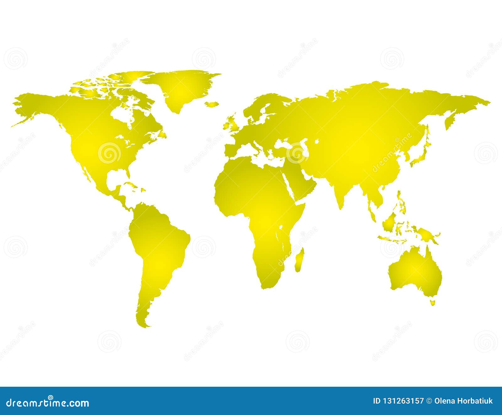 Illustration polychrome de vecteur d'abrégé sur carte du monde Concept d'affaires, icône de Web