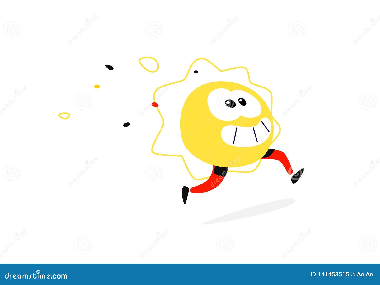 Illustration of a Running Sun. Vector. Round Face with Legs. Cartoon Flat Style. Yellow Sun Character for Company and Logo Stock Vector - Illustration of emoji, graphic: 141453515 Illustration of a Running Sun. Vector. Round Face with Legs. Cartoon Flat Style. Yellow Sun Character for Company and Logo Stock Vector - Illustration of emoji, graphic: 141453515