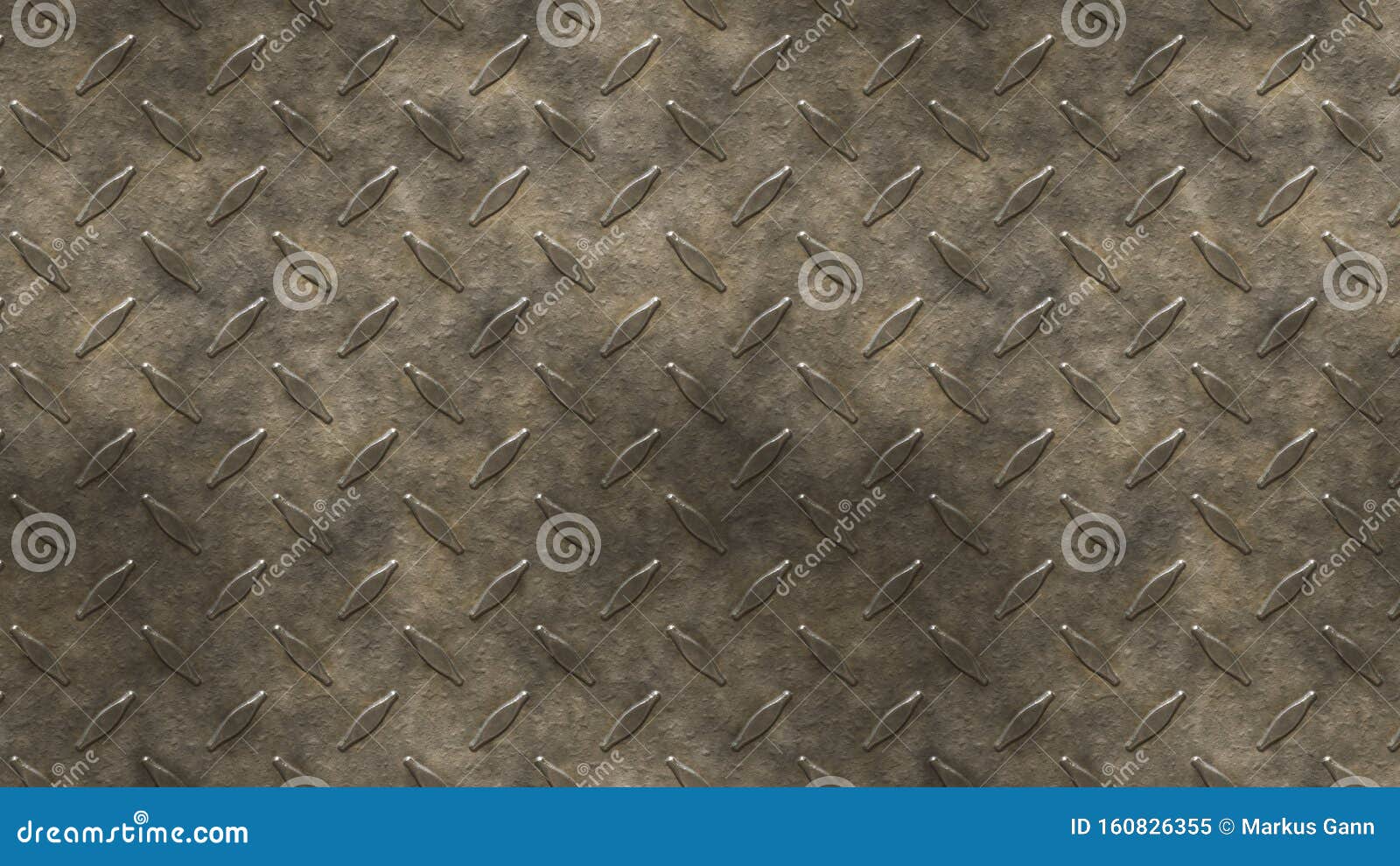 Rusty Diamond Metal Plate Texture Stock Illustration - Illustration of