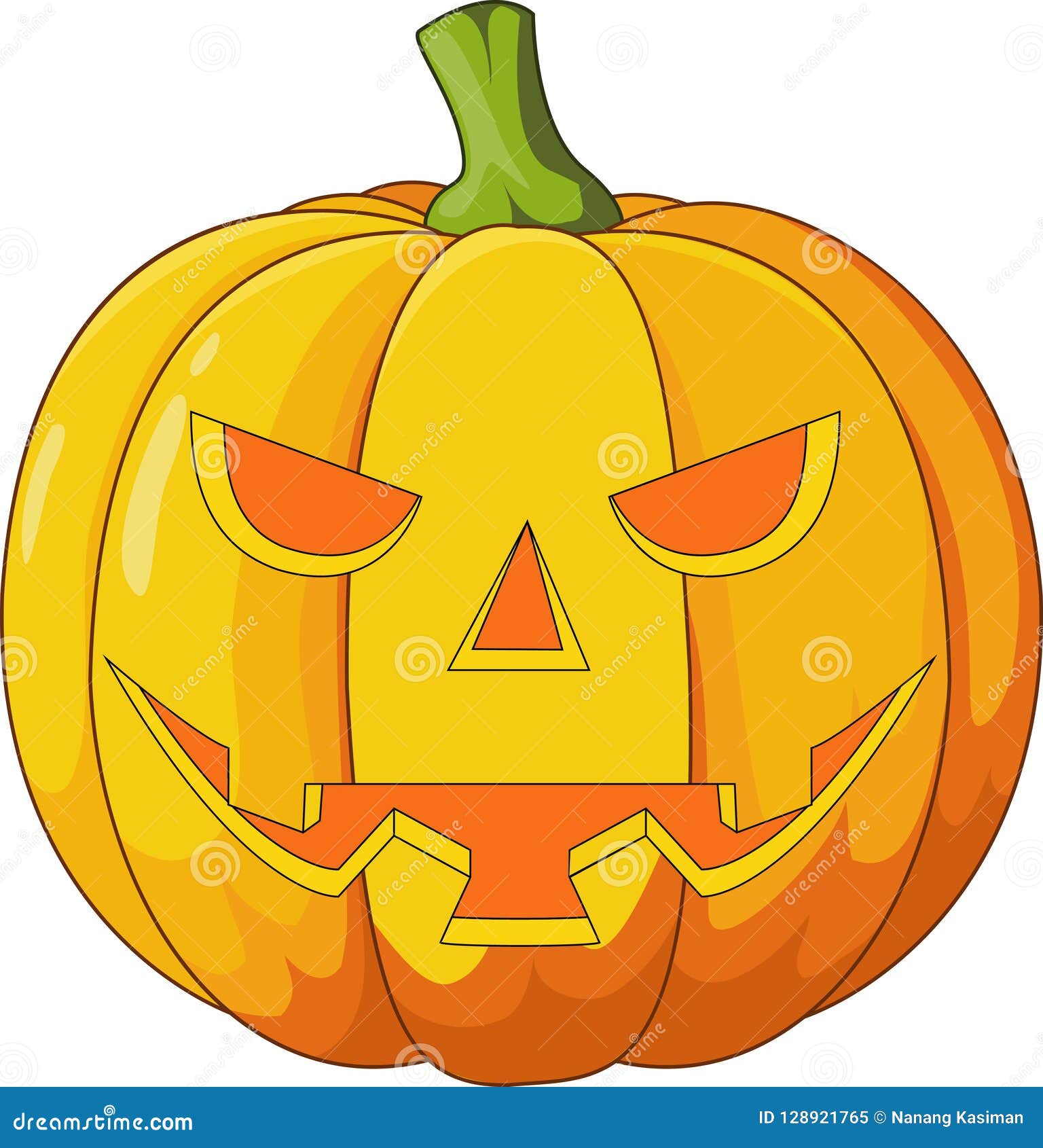 Scary Halloween Pumpkin Cartoon Stock Vector - Illustration of dark, happy: 128921765 Scary Halloween Pumpkin Cartoon Stock Vector - Illustration of dark, happy: 128921765