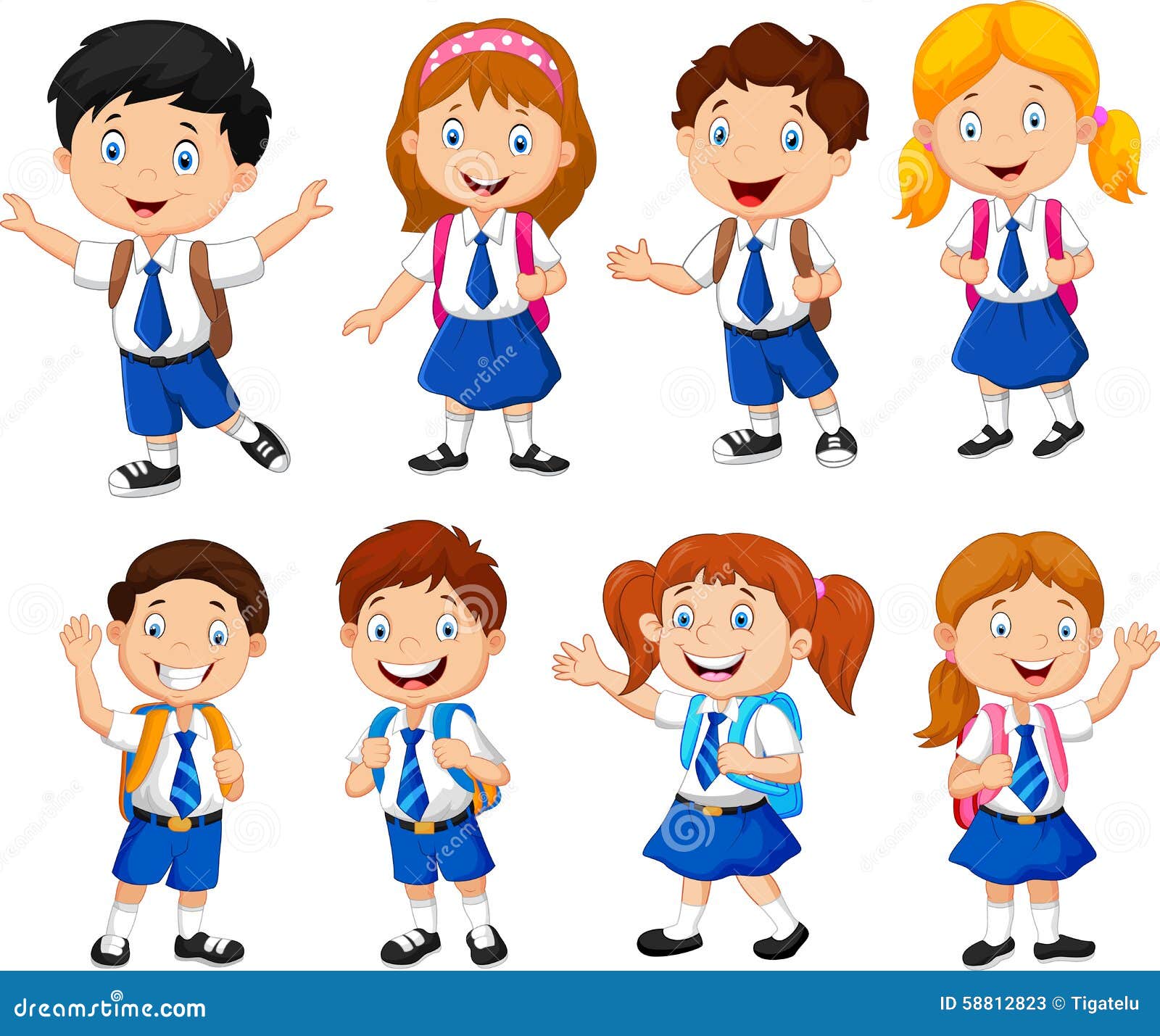 school going children clipart