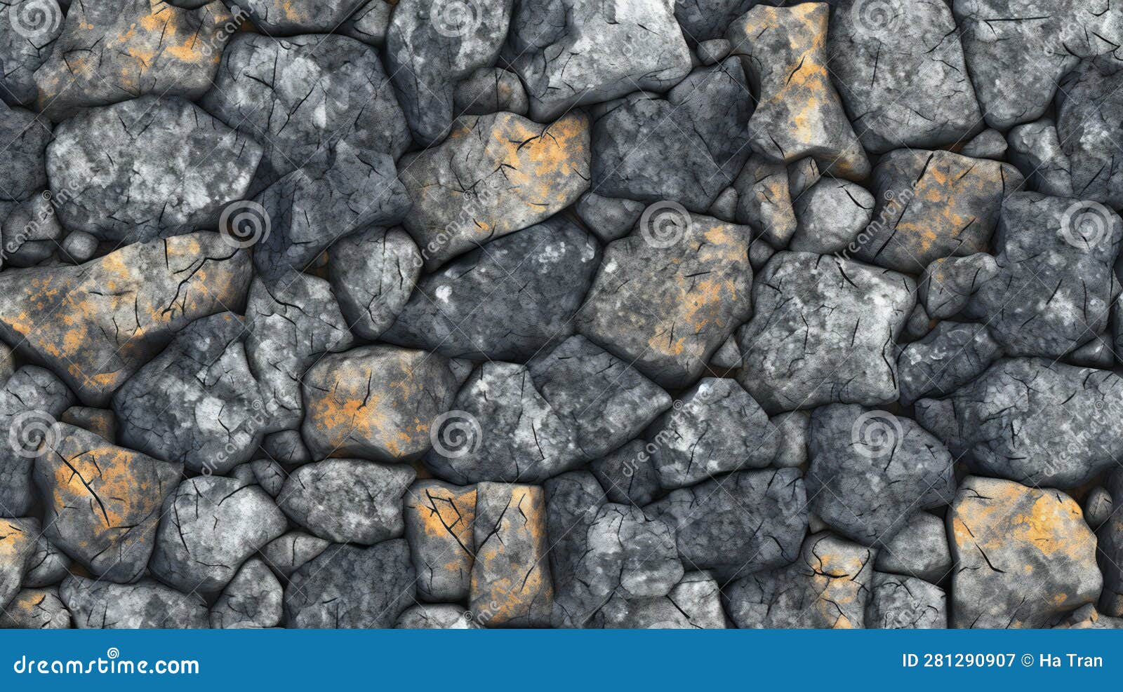 Seamless Texture of Stone Wall Stock Illustration Illustration of