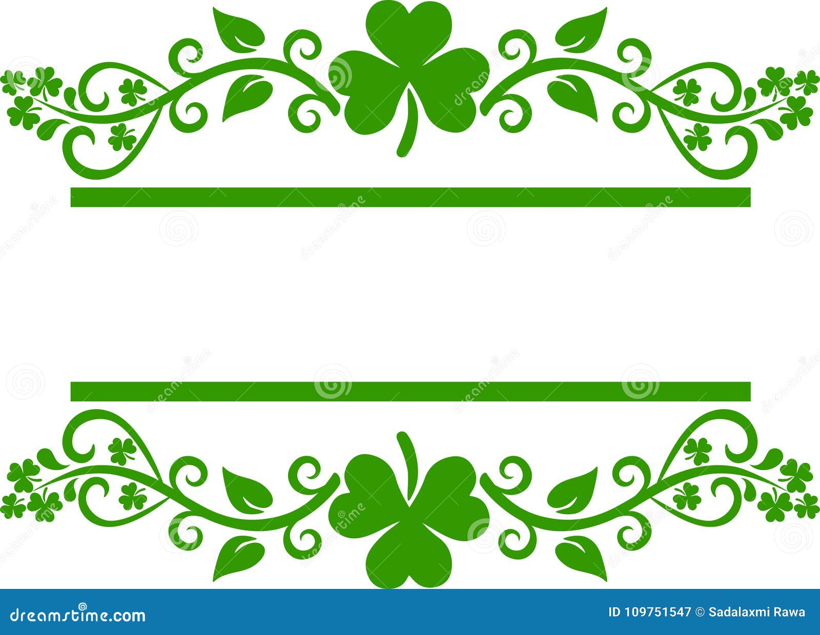 Download Shamrock Border Stock Illustrations - 5,671 Shamrock ...