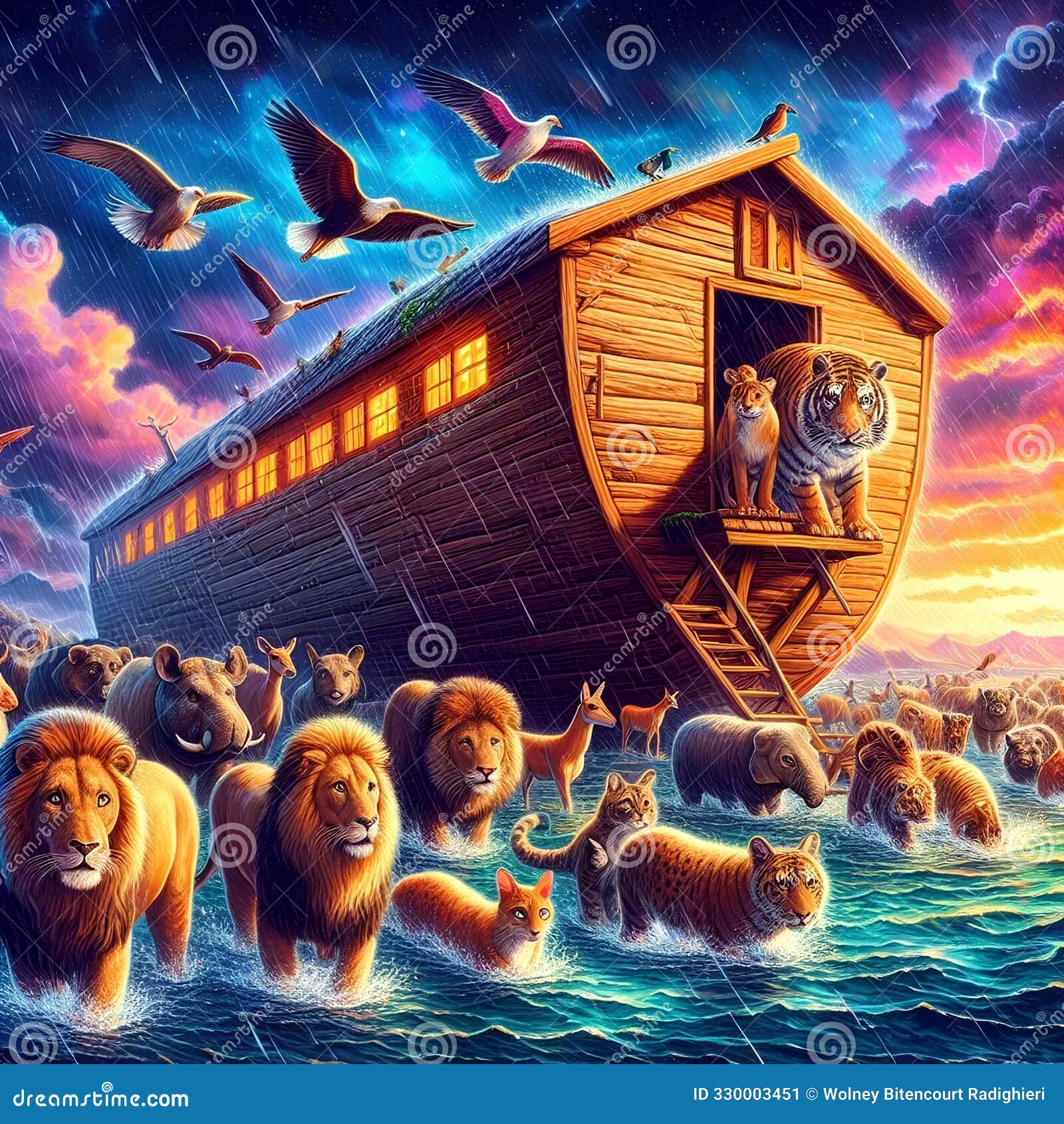  showing noah's ark described in the bible