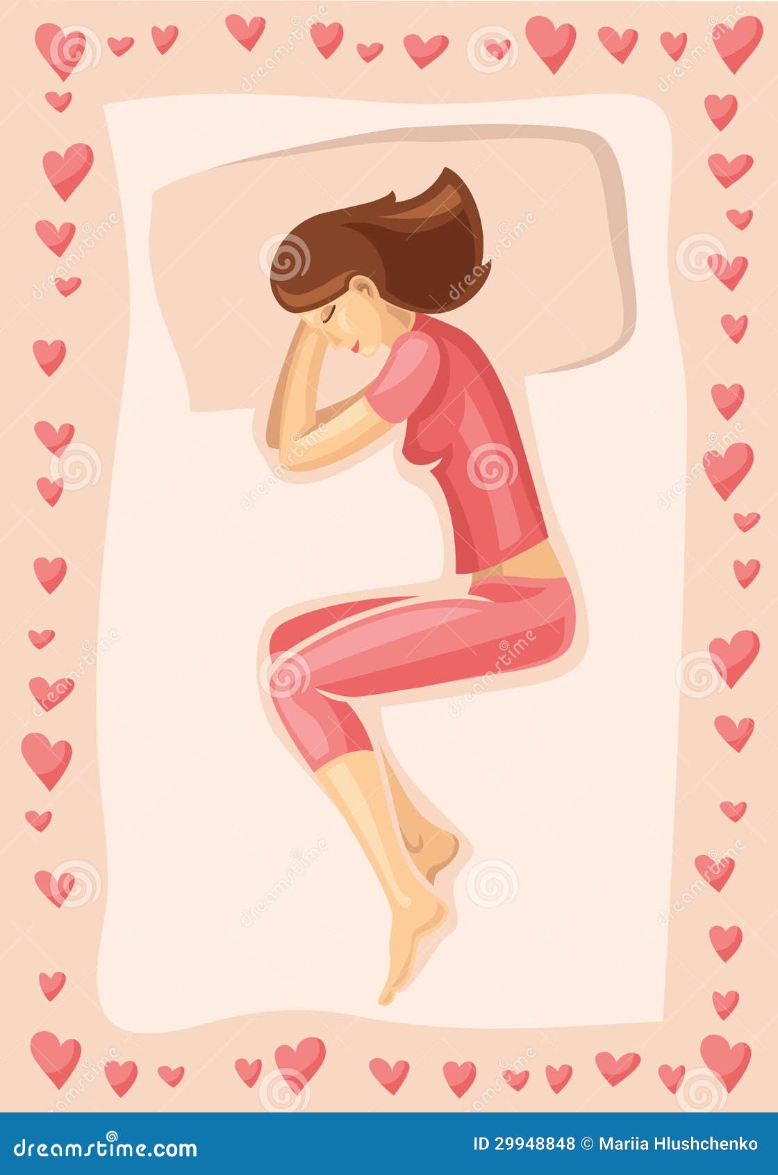 free clipart girl sleeping - photo #38