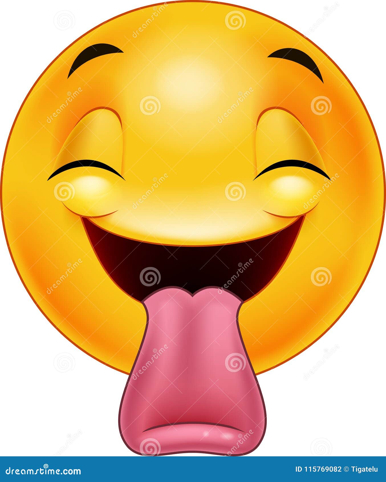smiley face with tongue sticking out emoticon