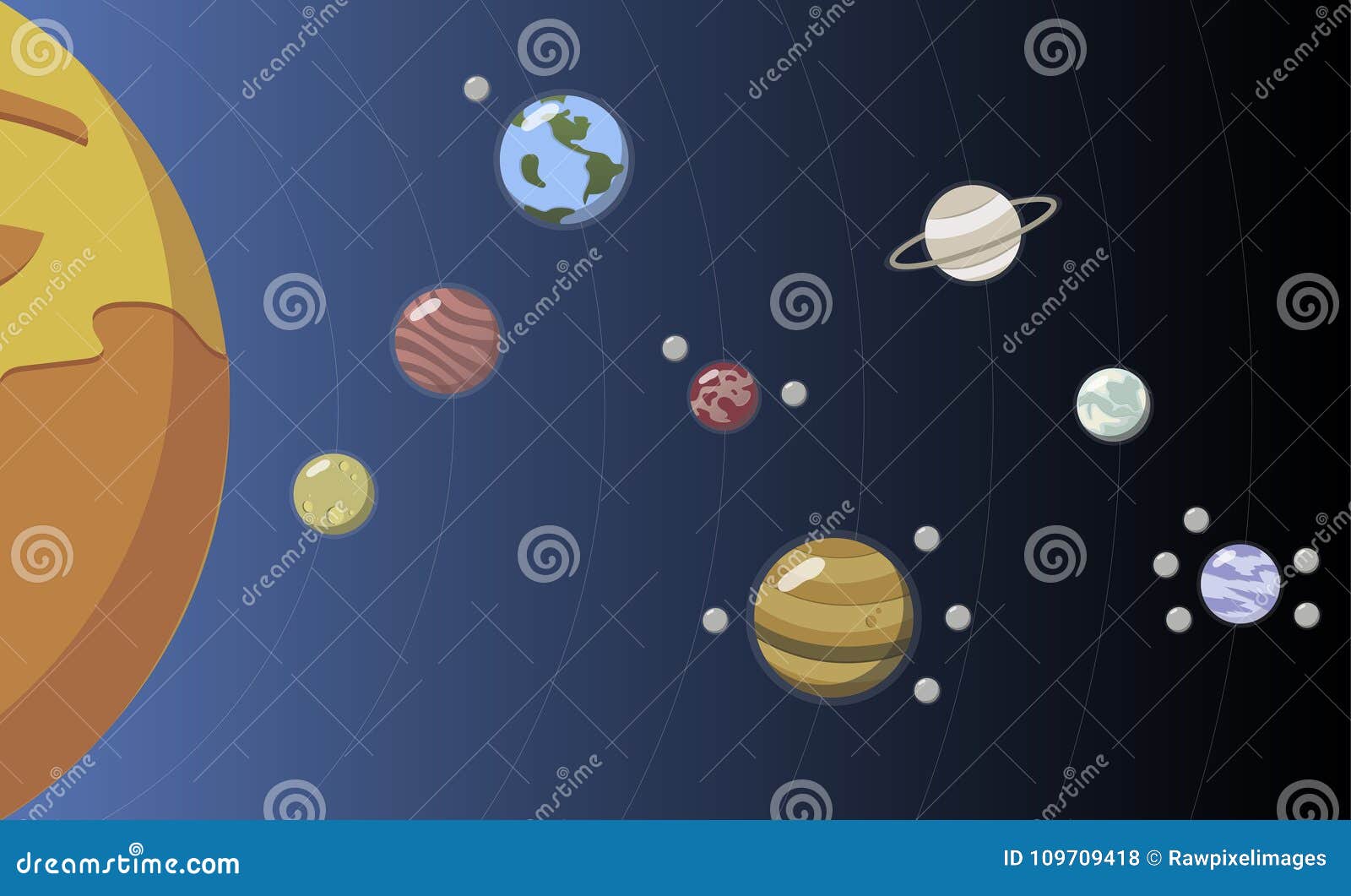  of solar system outerspace