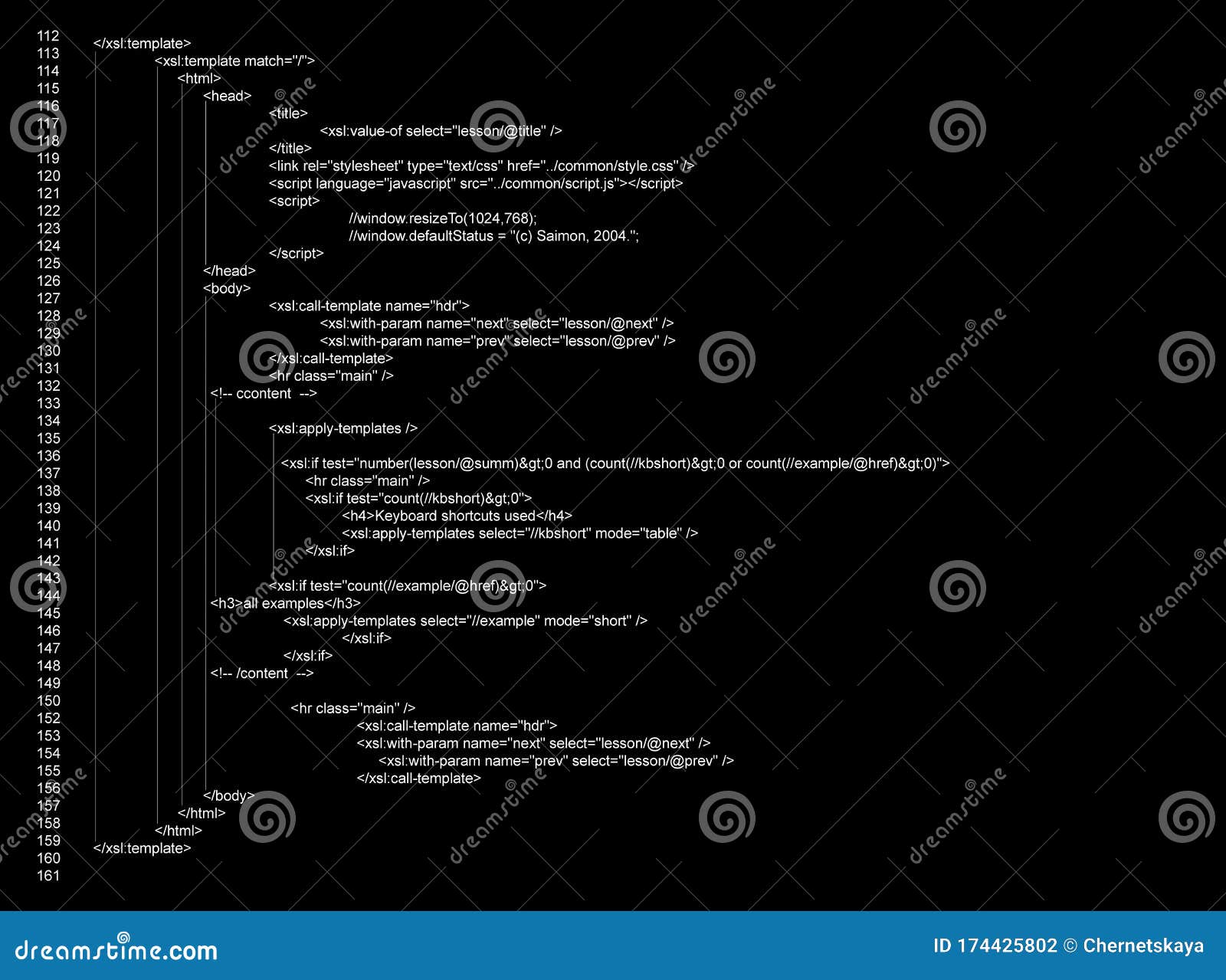 Illustration of Source Code Written in Programming Stock Photo - Image ...