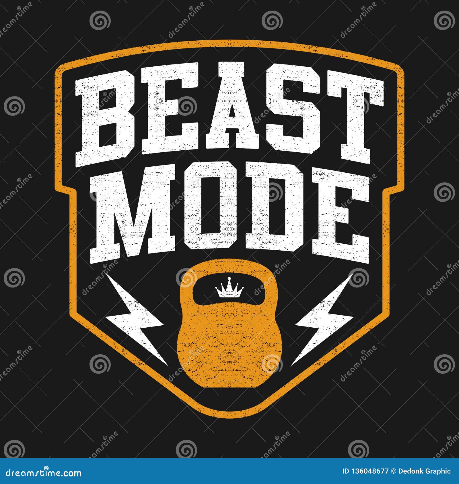  sport theme with text beast mode