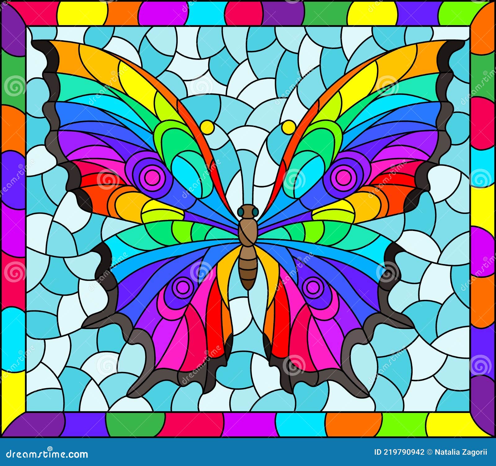 Stained Glass Monarch Butterfly Stock Illustration  Download Image Now   Butterfly  Insect Stained Glass Orange Color  iStock