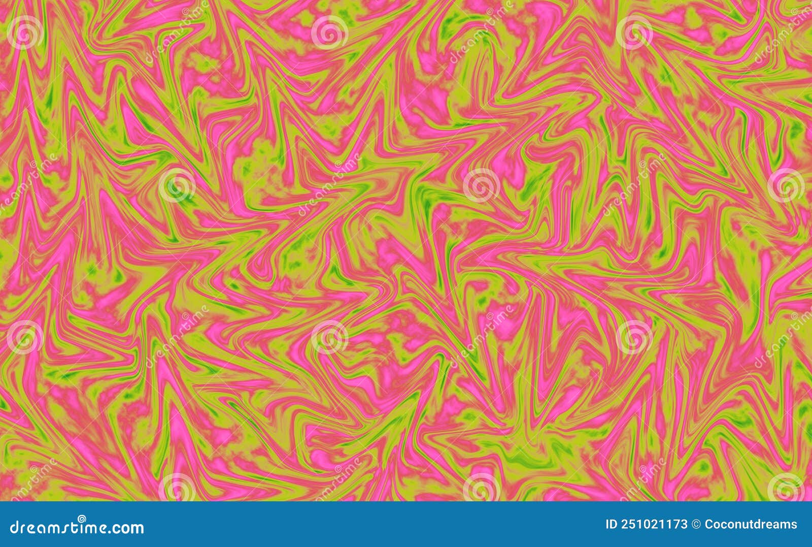 Illustration of Neon Color of Lime Green and Hot Pink Pattern for
