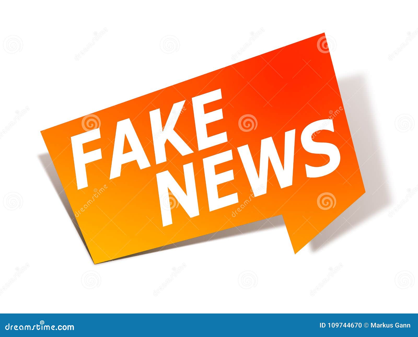 Red Design Label with Text Fake News Stock Illustration - Illustration ...