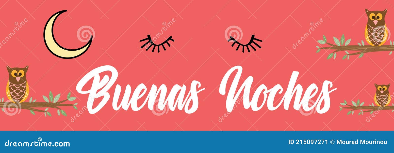 Buenas Noches Stock Illustrations – 21 Buenas Noches Stock Illustrations,  Vectors & Clipart - Dreamstime