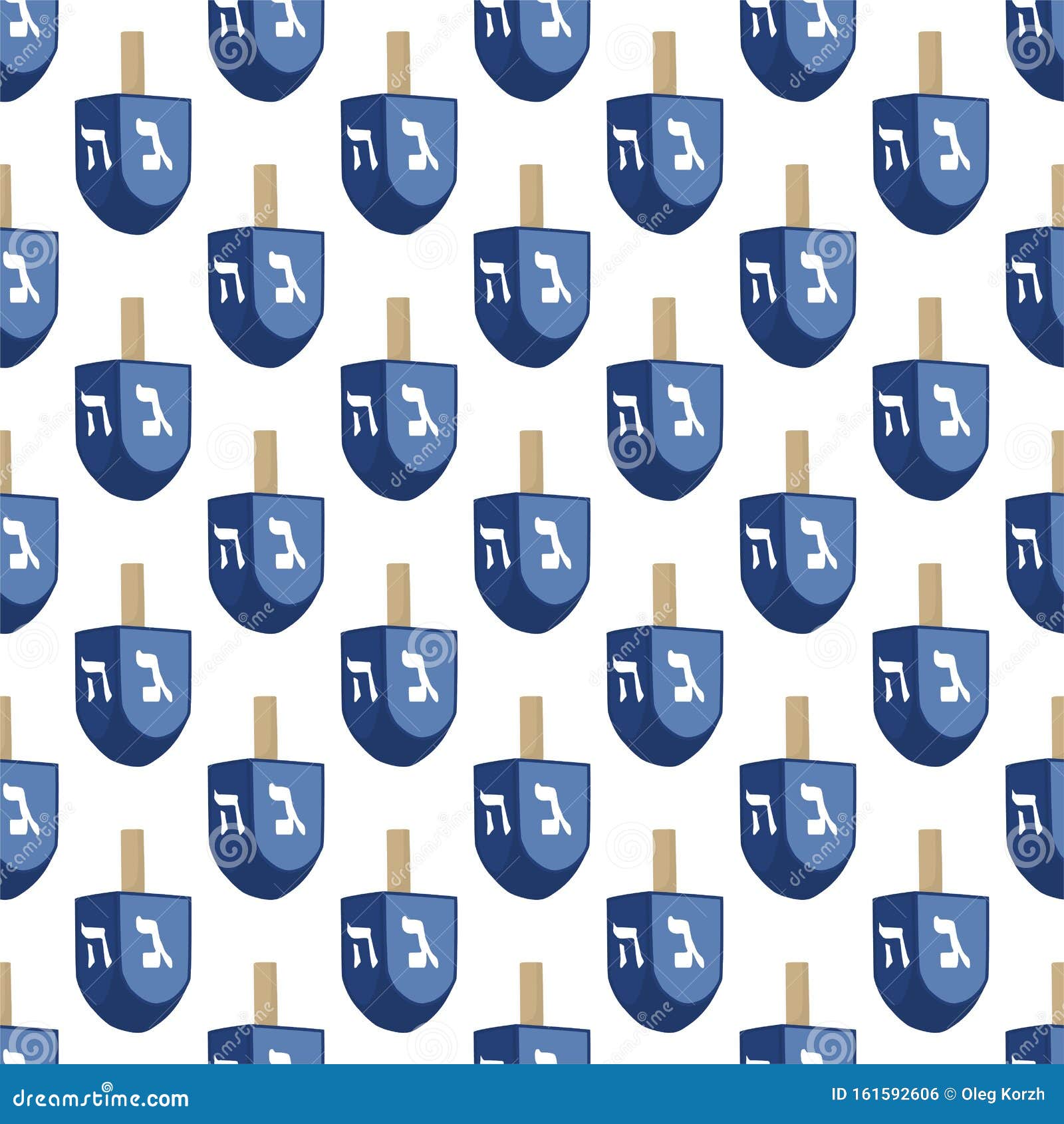  on theme big colored pattern dreidel
