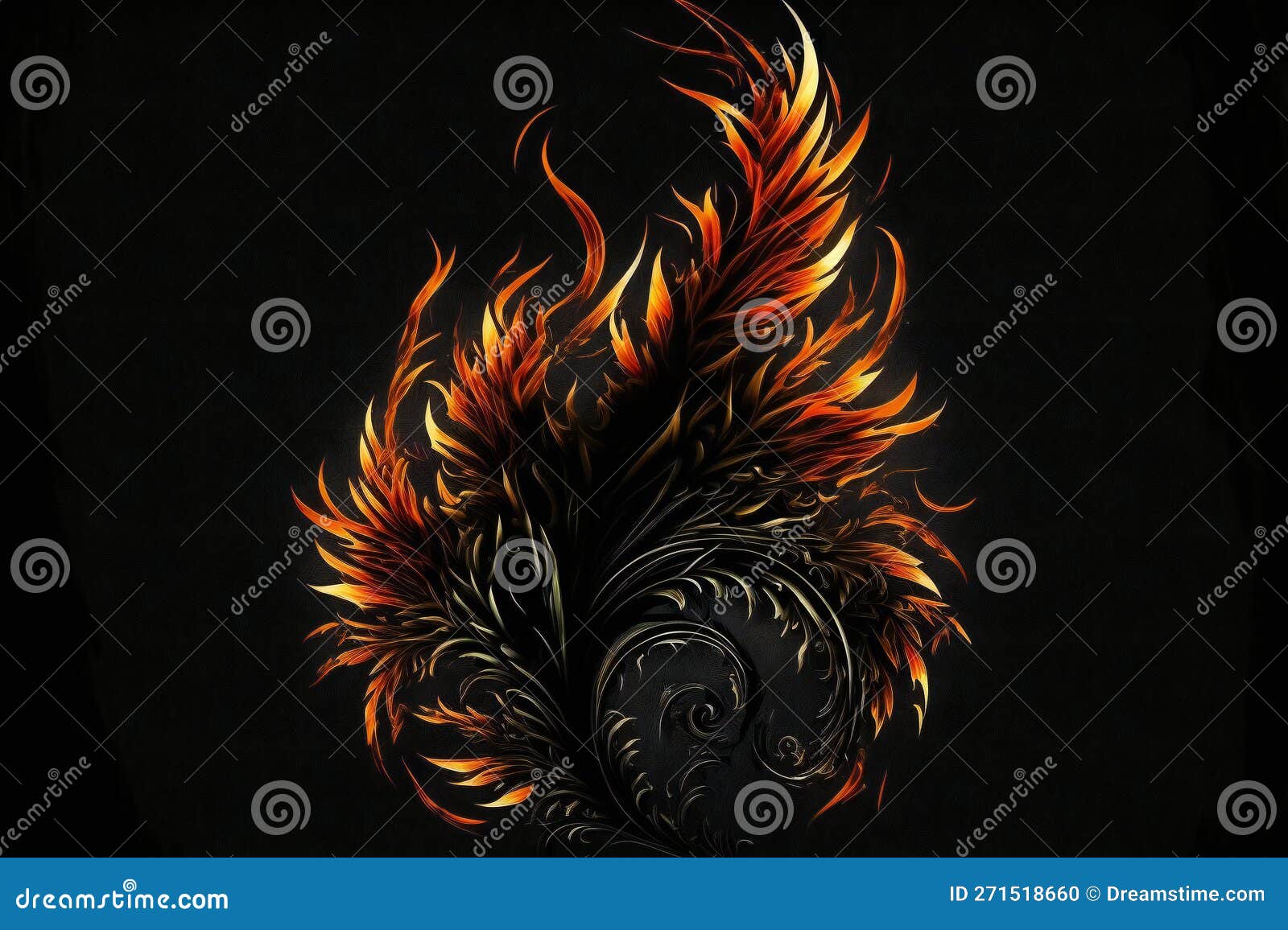 SVG Fire Flames, Tattoo, Black silhouettes, Digital clipart By  DesignStudioRM | TheHungryJPEG