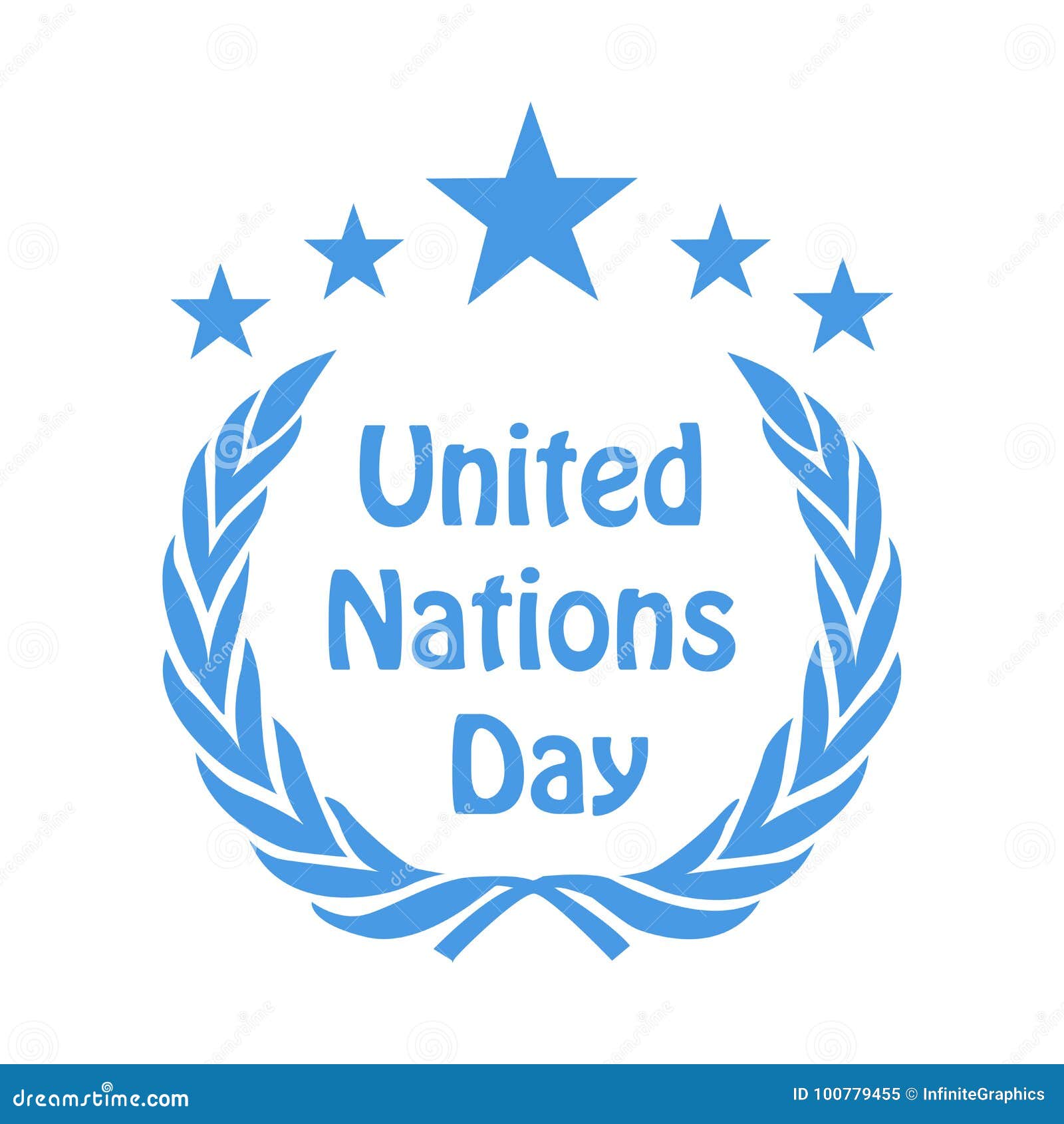 Illustration of United Nations Day Background Stock Vector - Illustration  of 24th, internet: 100779455