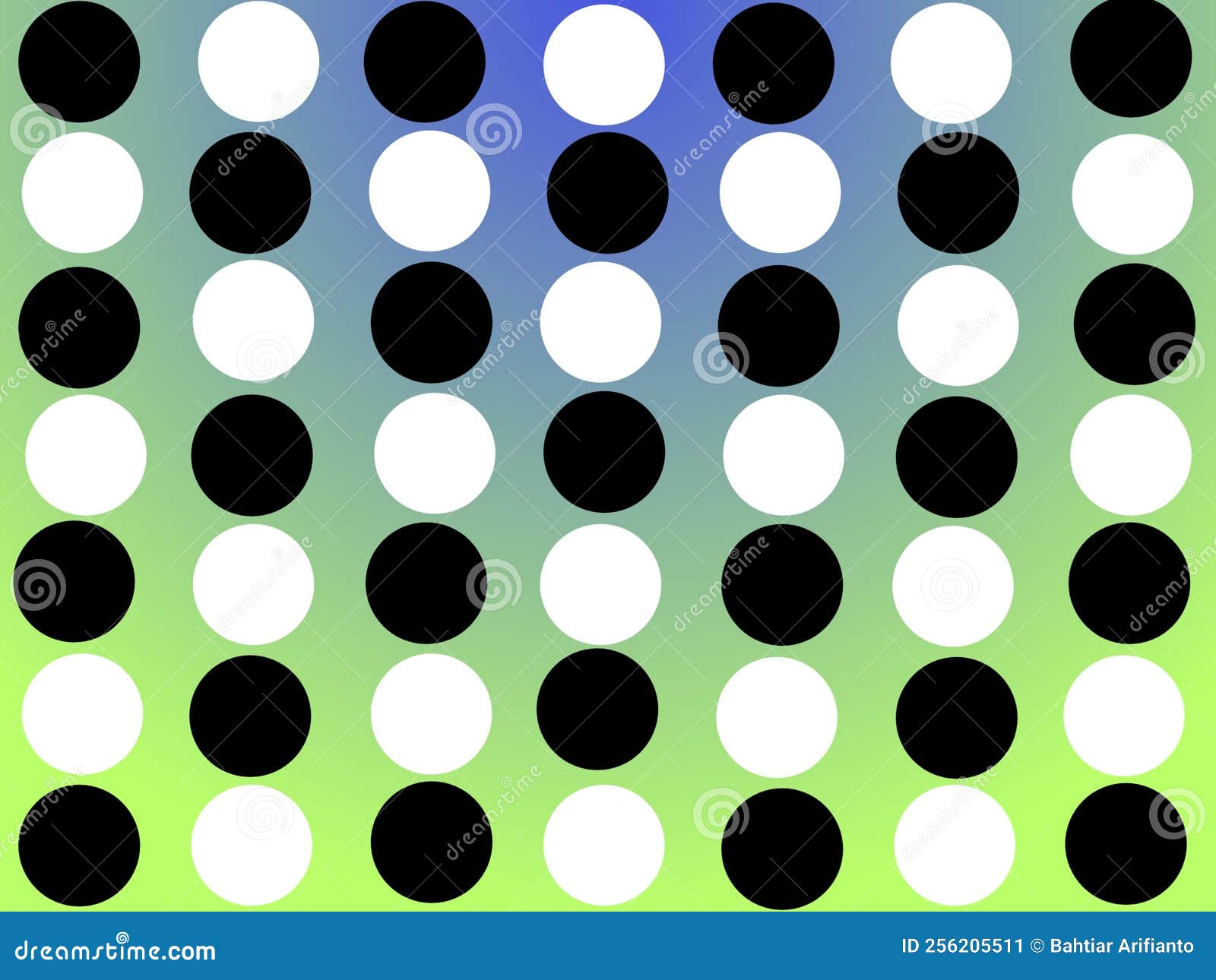 Illustration Various Black and White Circle Art Stock Illustration