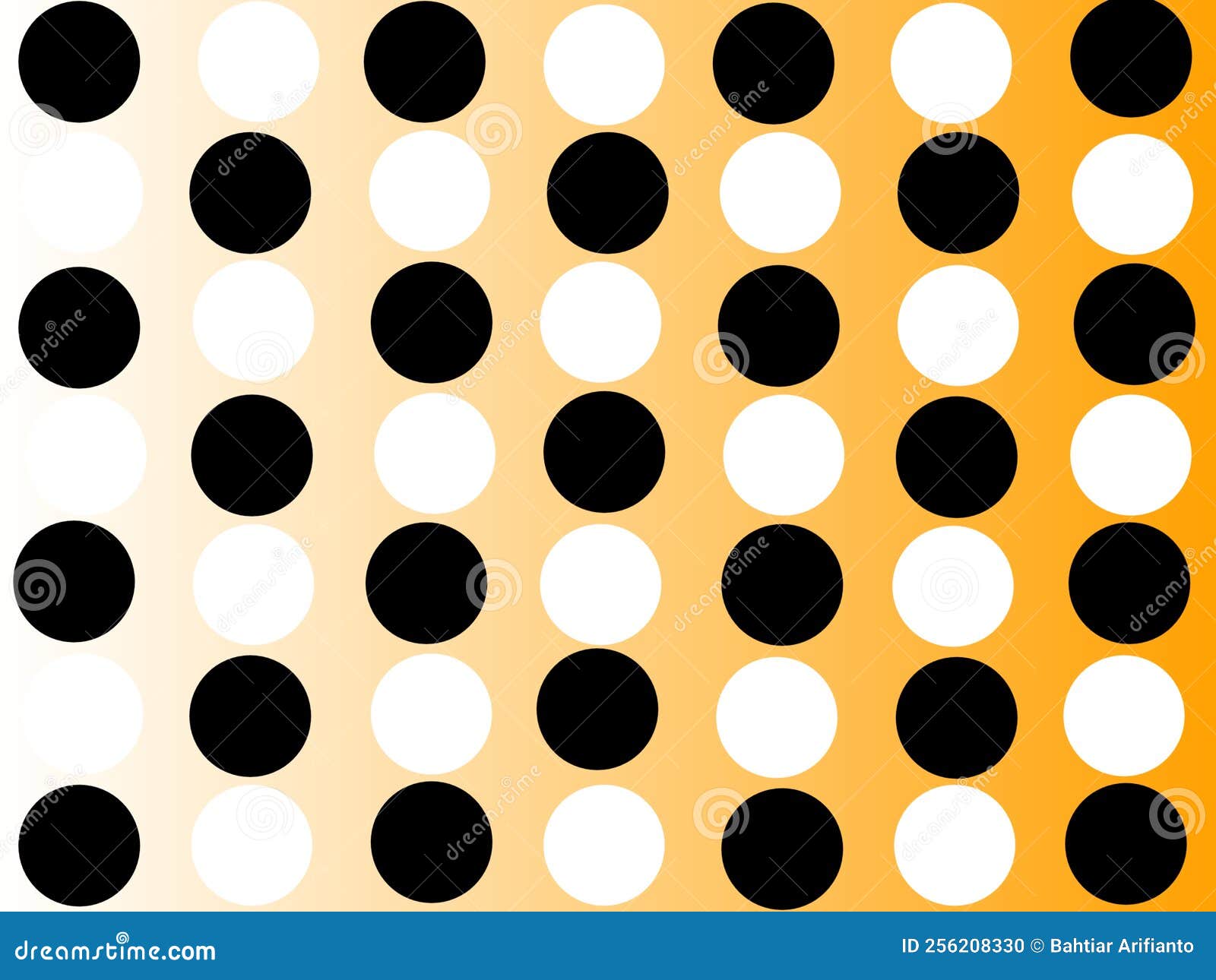 Illustration Various Black and White Circle Art Stock Illustration
