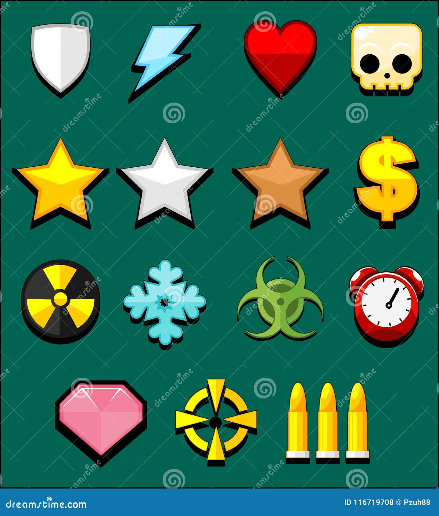 Magic Badges, 2D Icons