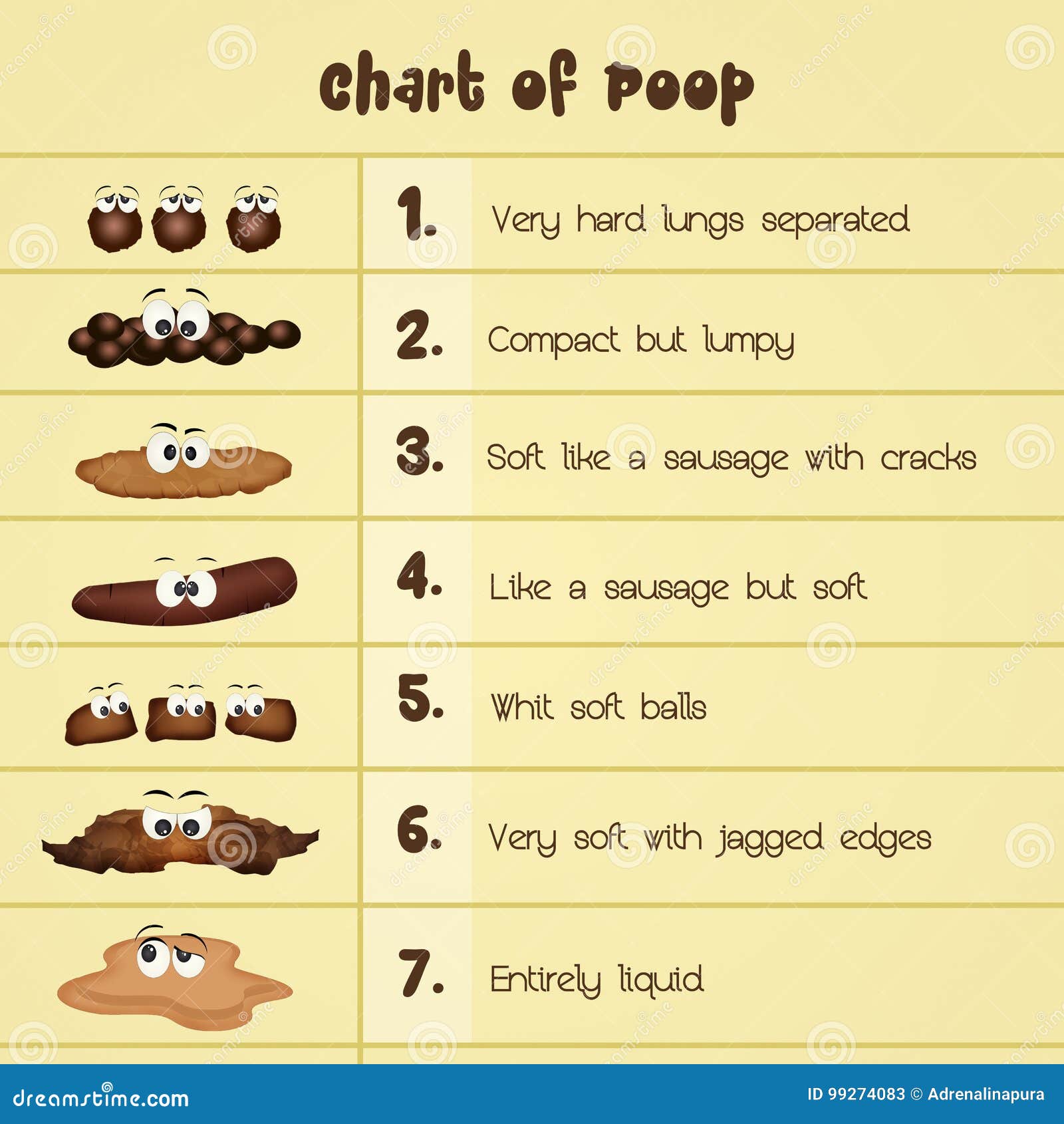 Stool Shape Chart