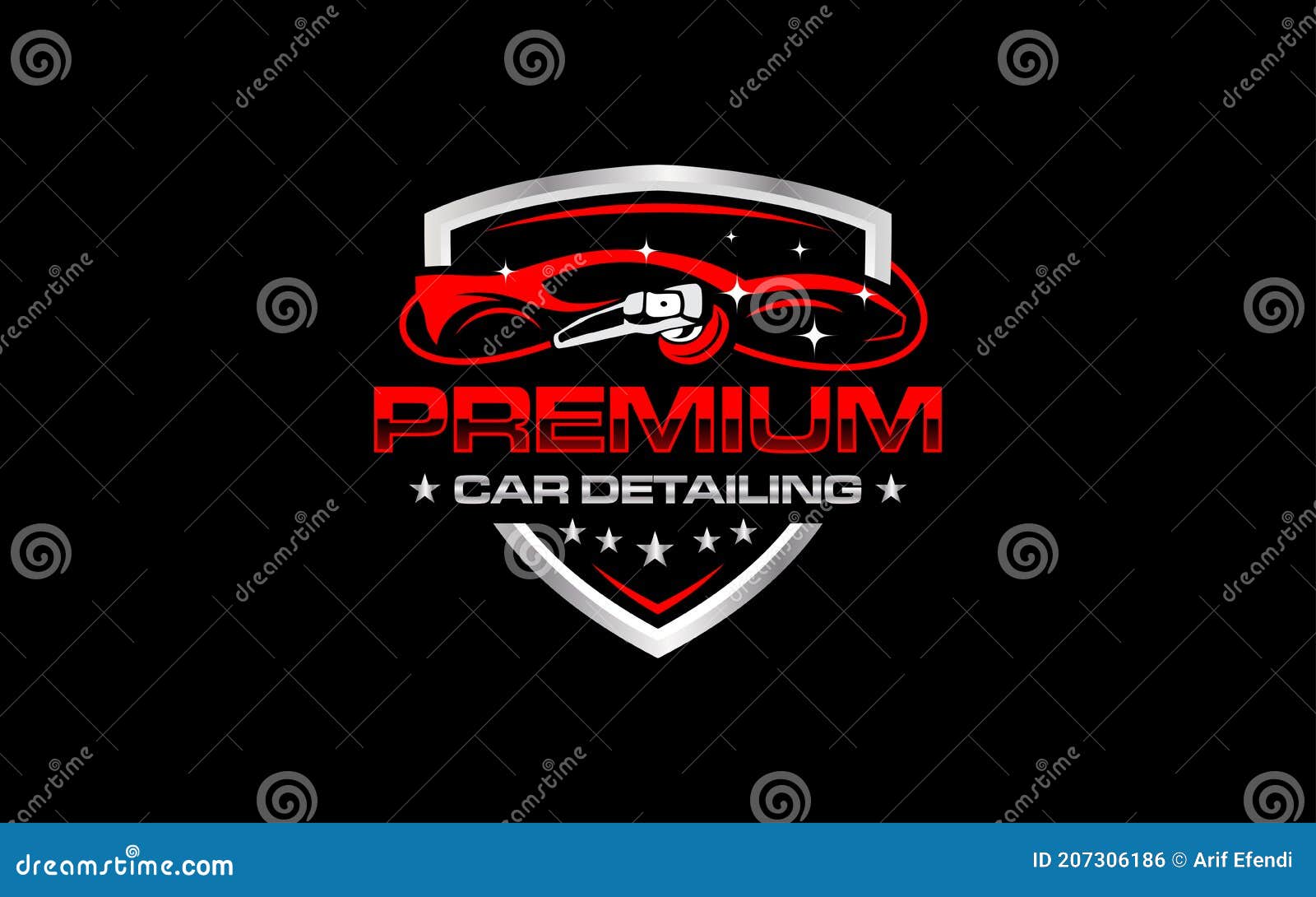 Illustration Vector Graphic of Auto Detailing Servis Logo Design ...