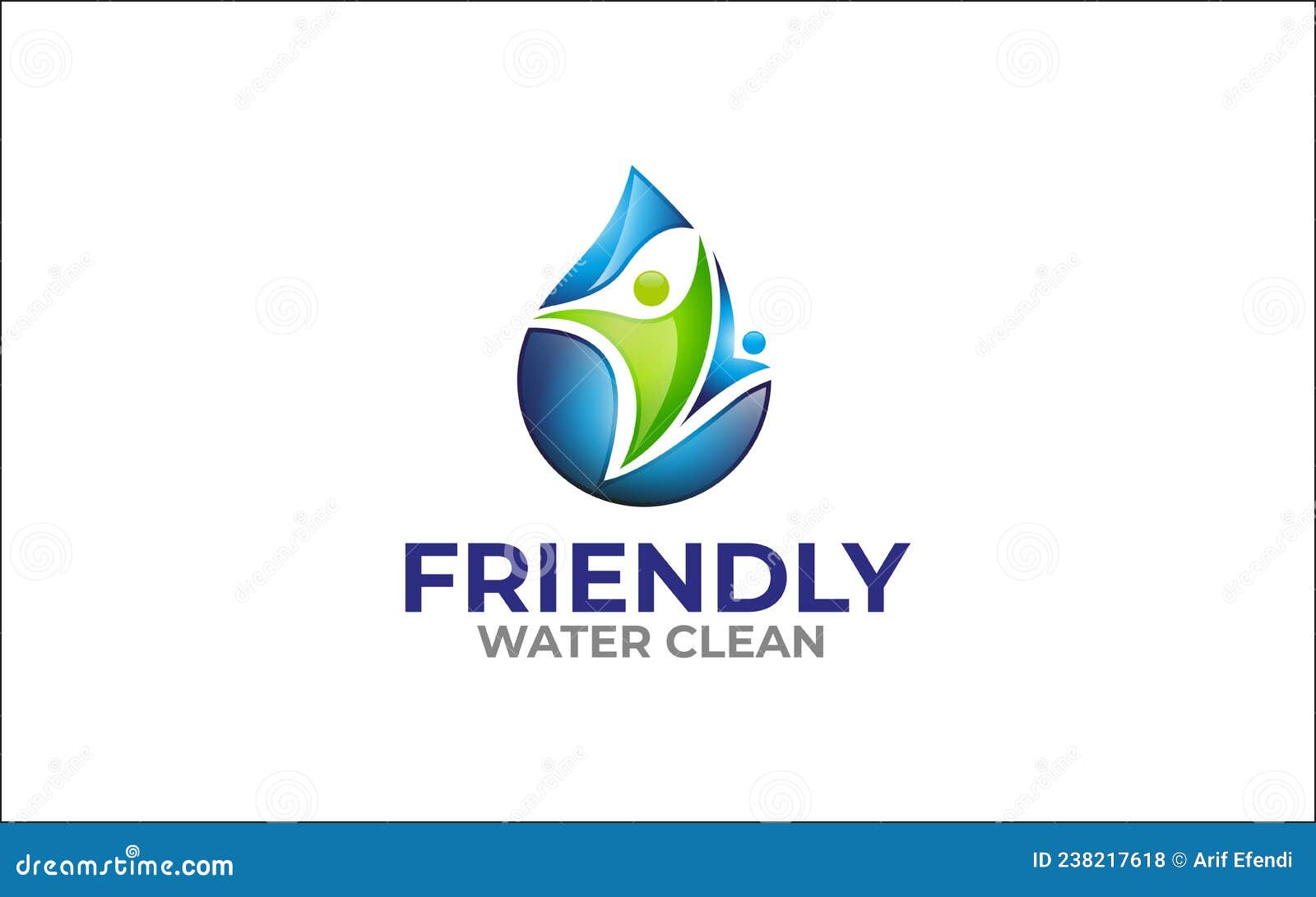 Illustration Vector Graphic of the Best Clean Water Company Logo Design Template Stock Vector