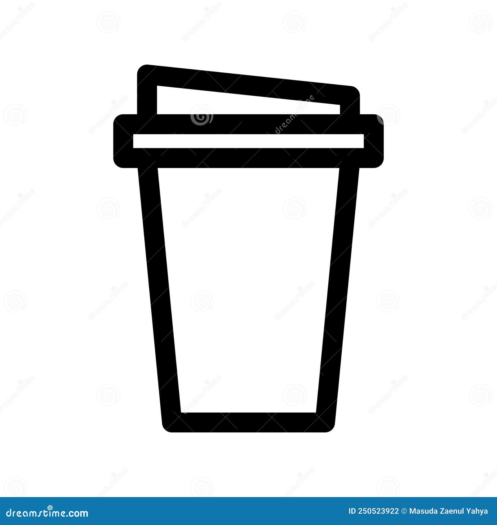 Illustration Vector Graphic of Coffee Paper Cup Icon Stock Vector