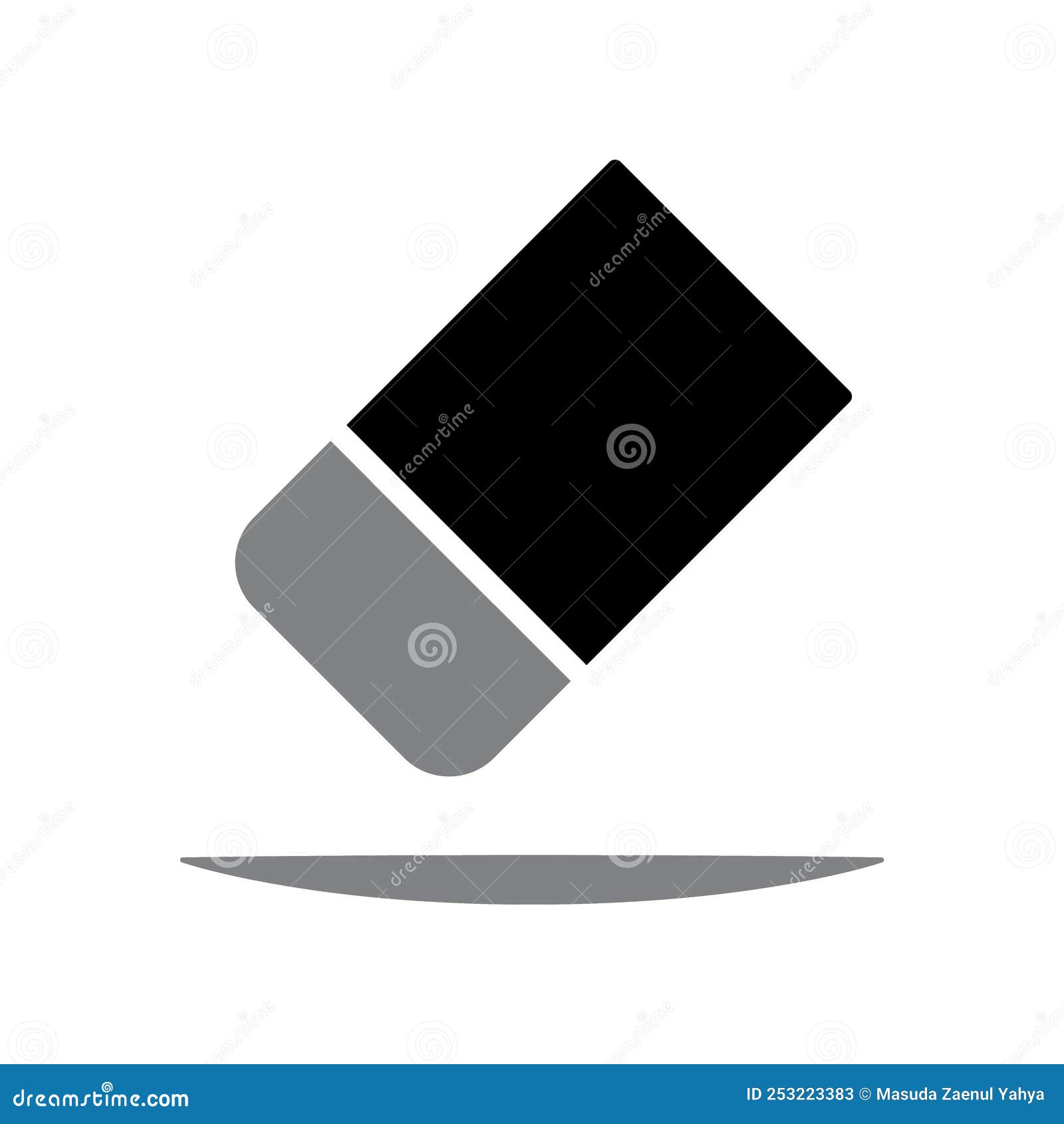 Illustration Vector Graphic of Eraser Icon Design Stock Vector Illustration of education