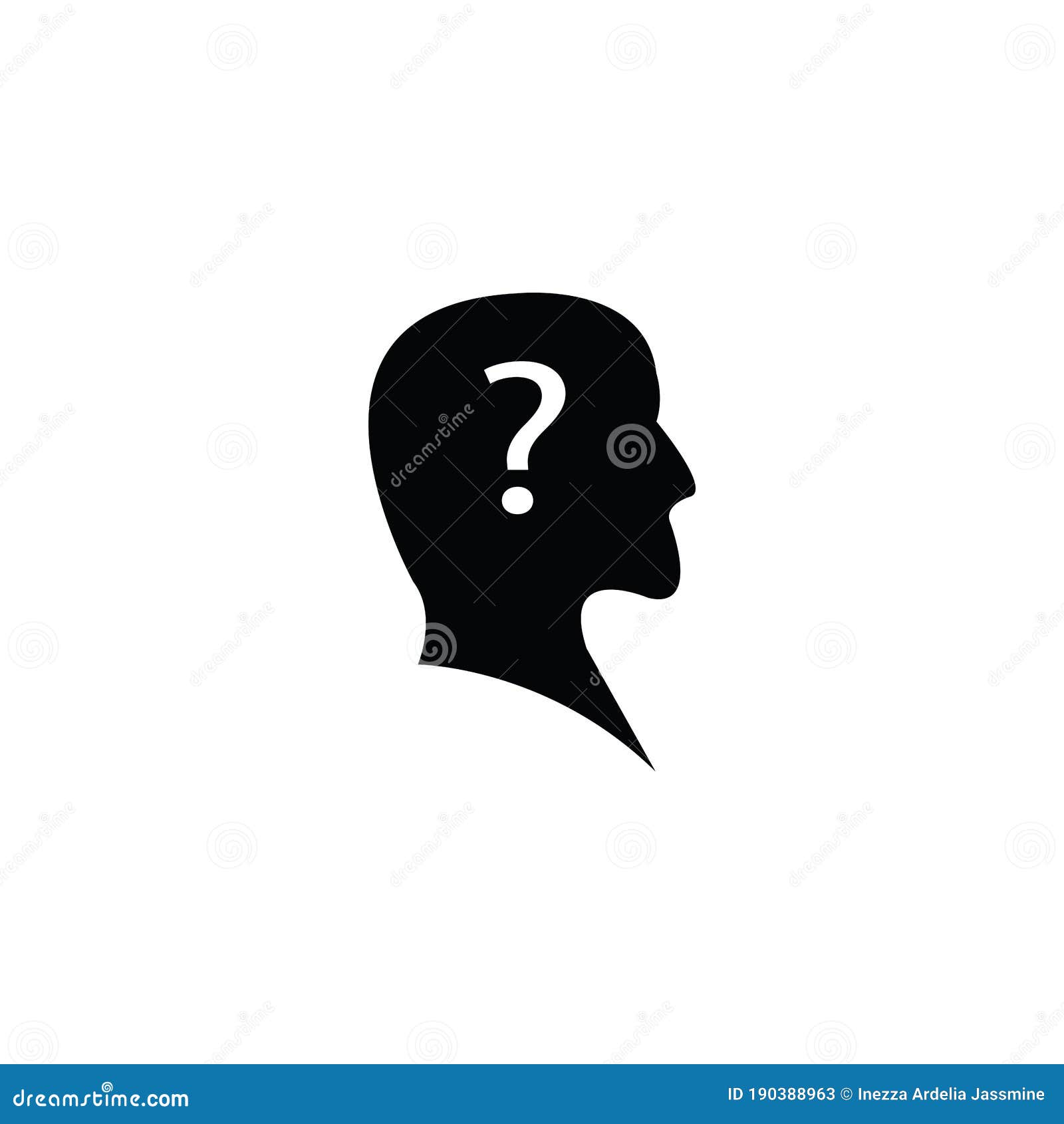 Illustration Vector Graphic of Head People Icon Stock Vector