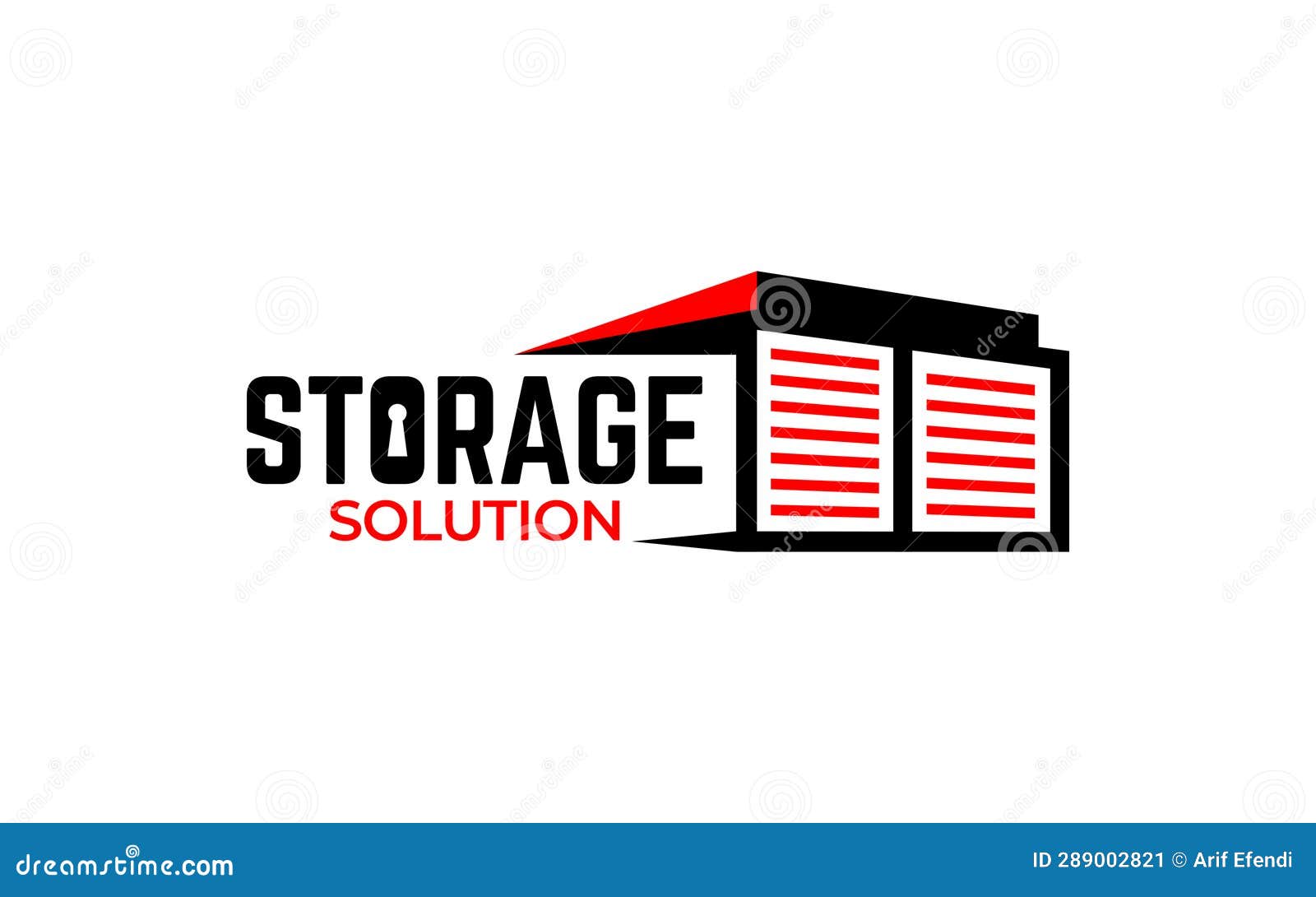 Illustration Vector Graphic of Self Storage Solution Company Logo